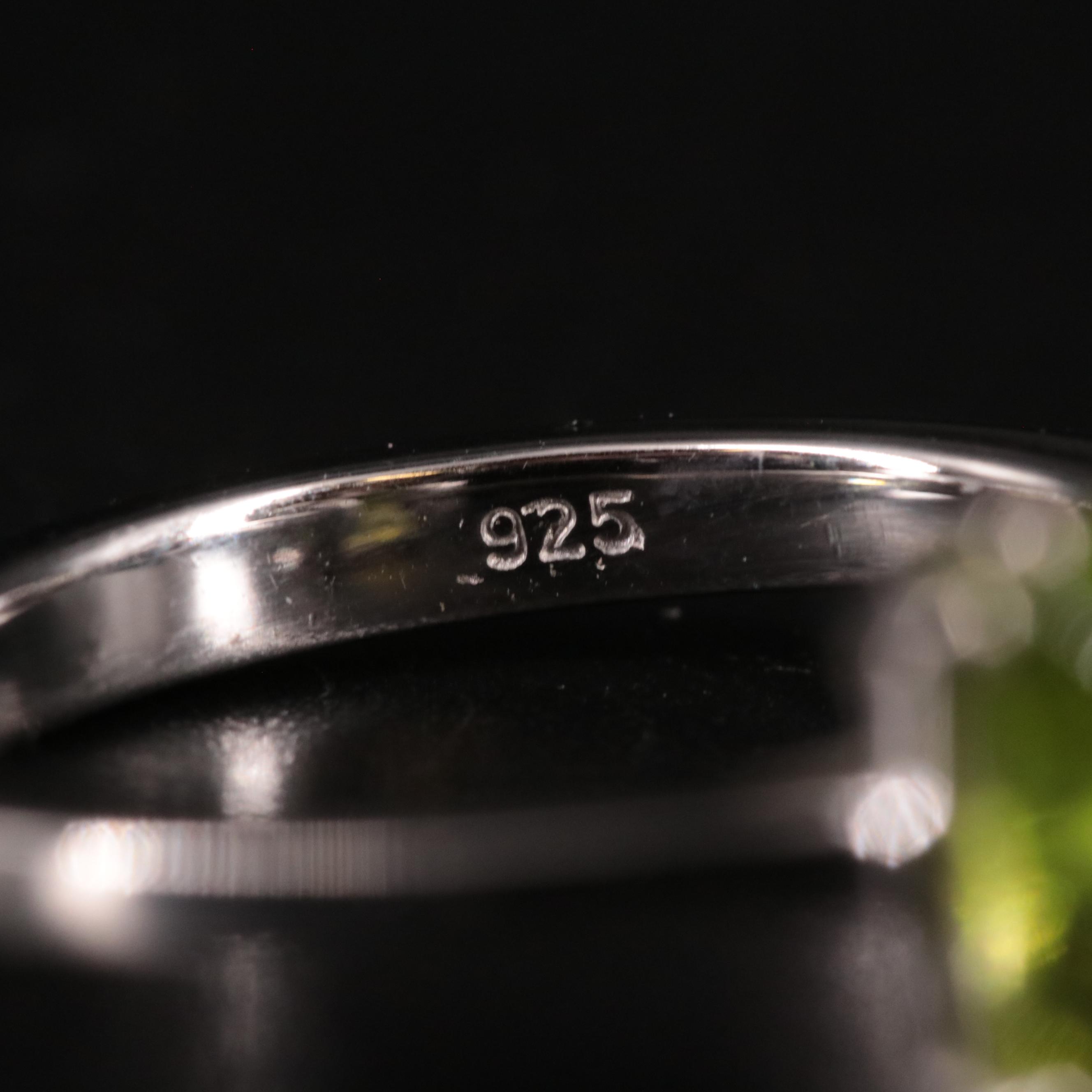 Sterling Peridot Ring