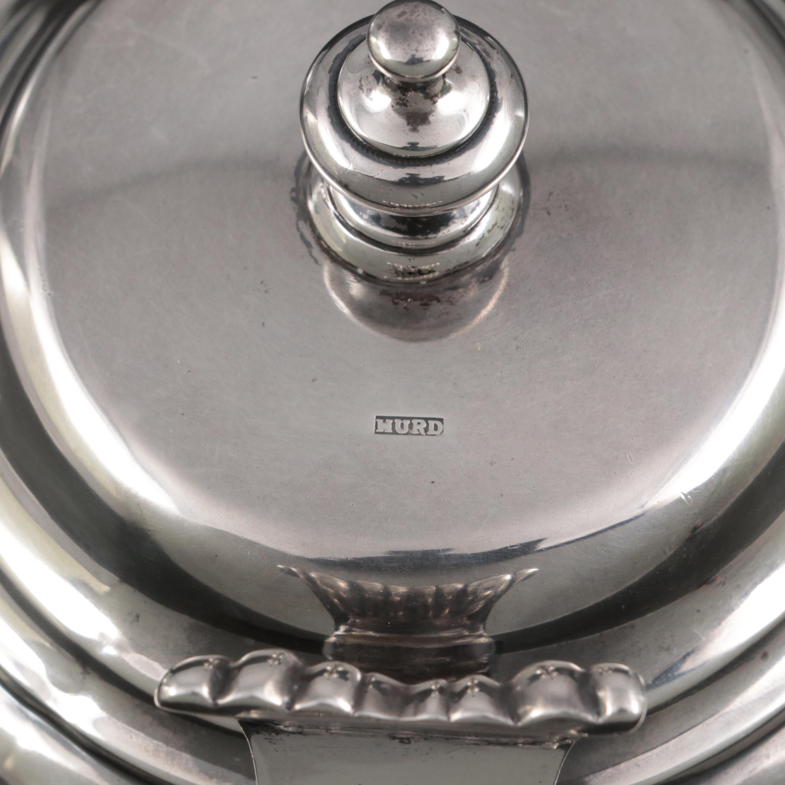 Jacob Hurd of Boston Chased Coin Silver Tankard, Mid-18th Century