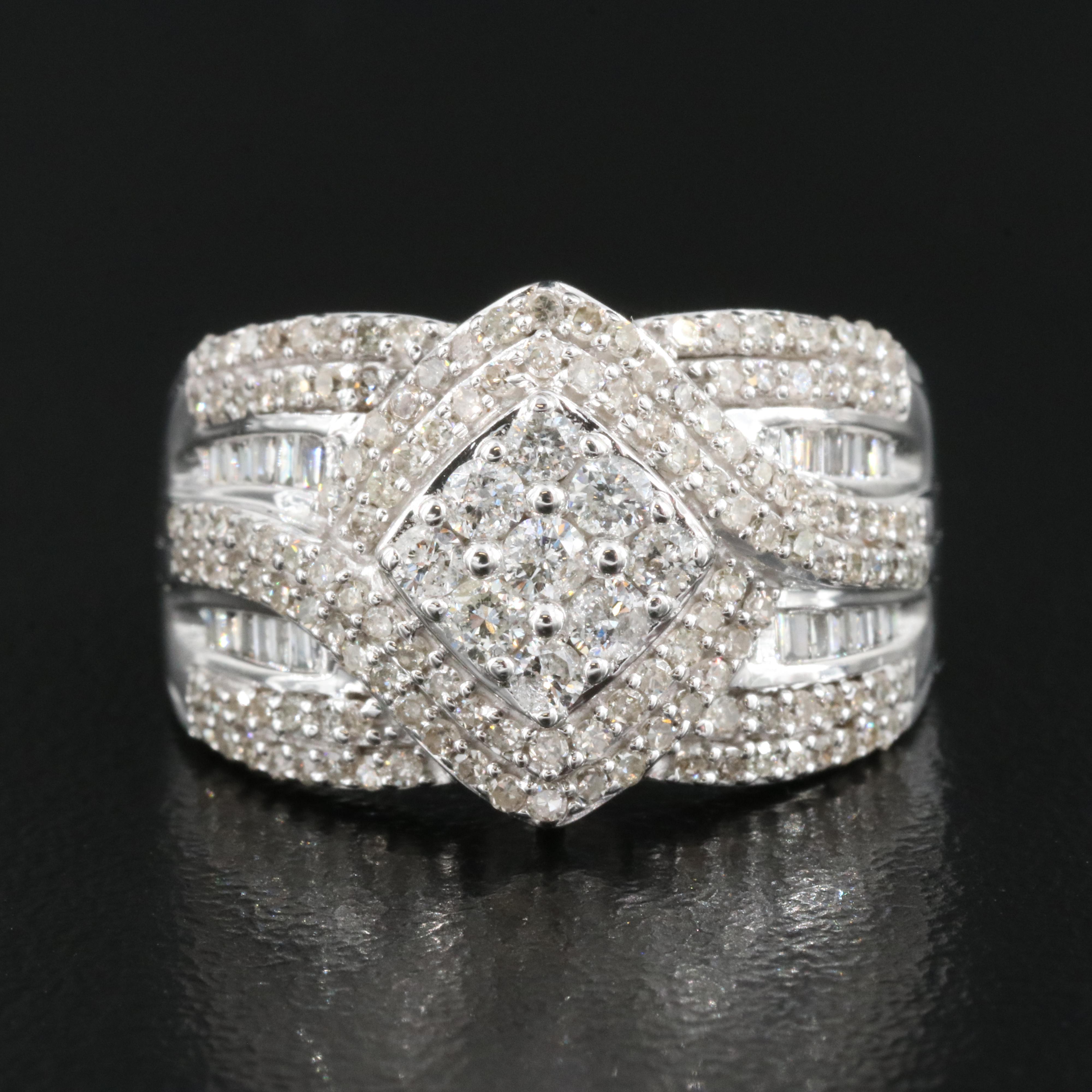 10K 0.92 CTW Diamond Ring