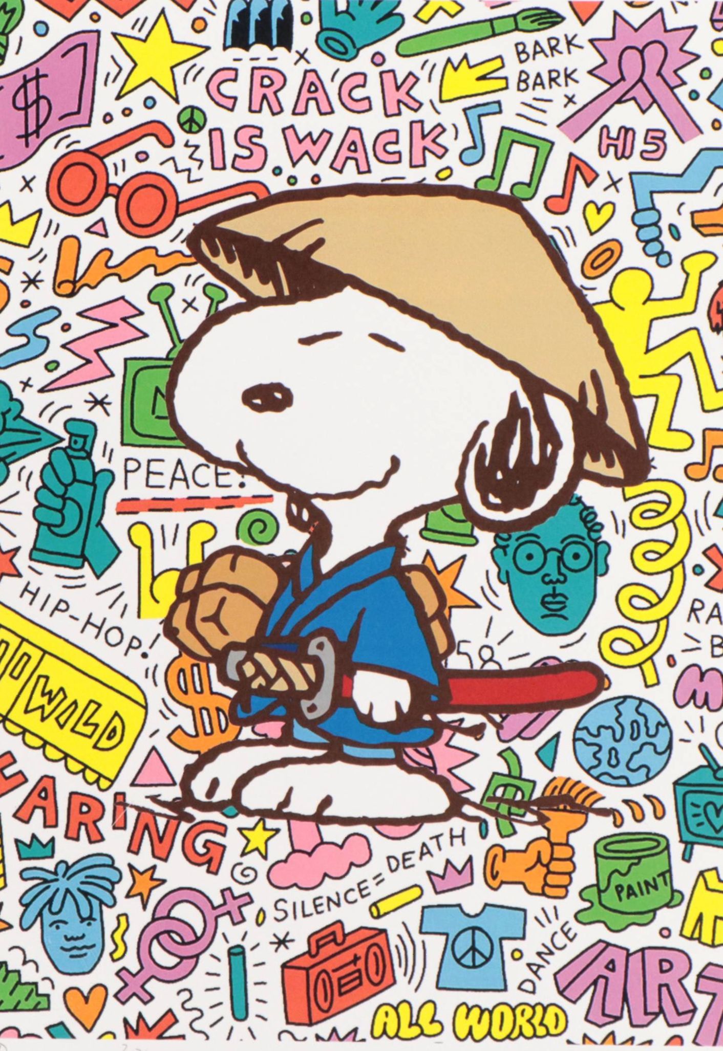 Death NYC Pop Art Graphic Print of Snoopy, 2022
