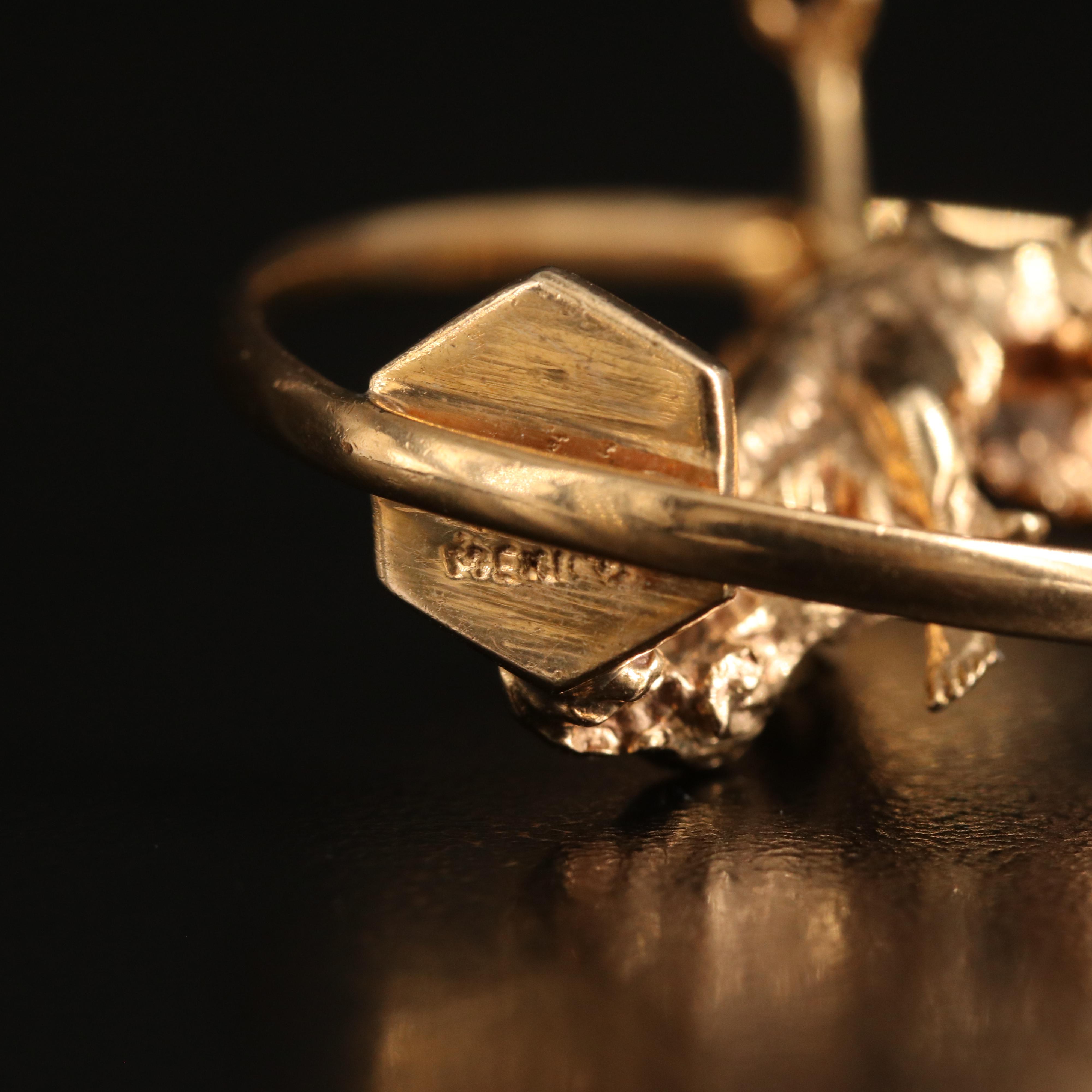 Mexican 14K Angel of Independence Pendant