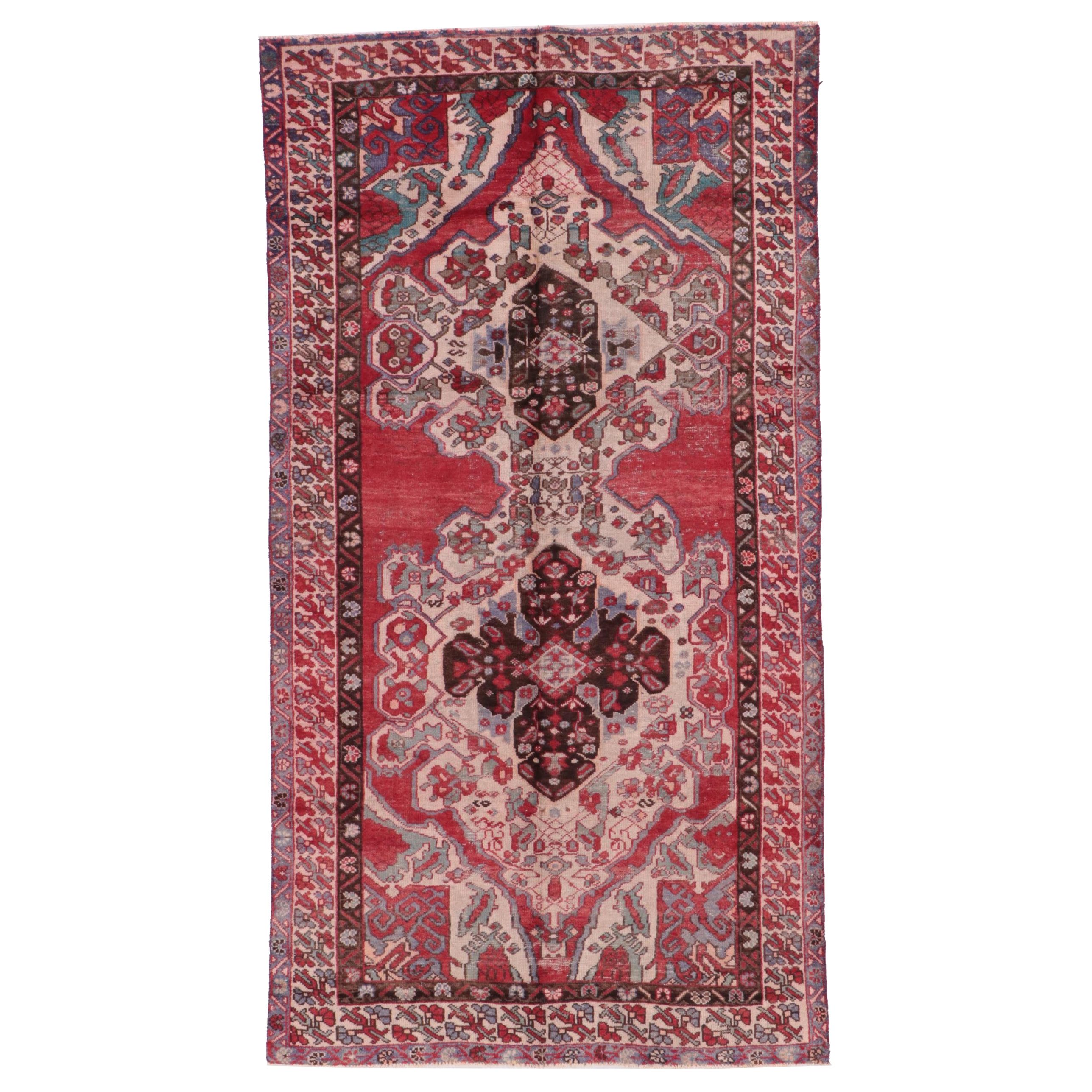 5'1 x 9'8 Hand-Knotted Persian Bakhshayesh Area Rug