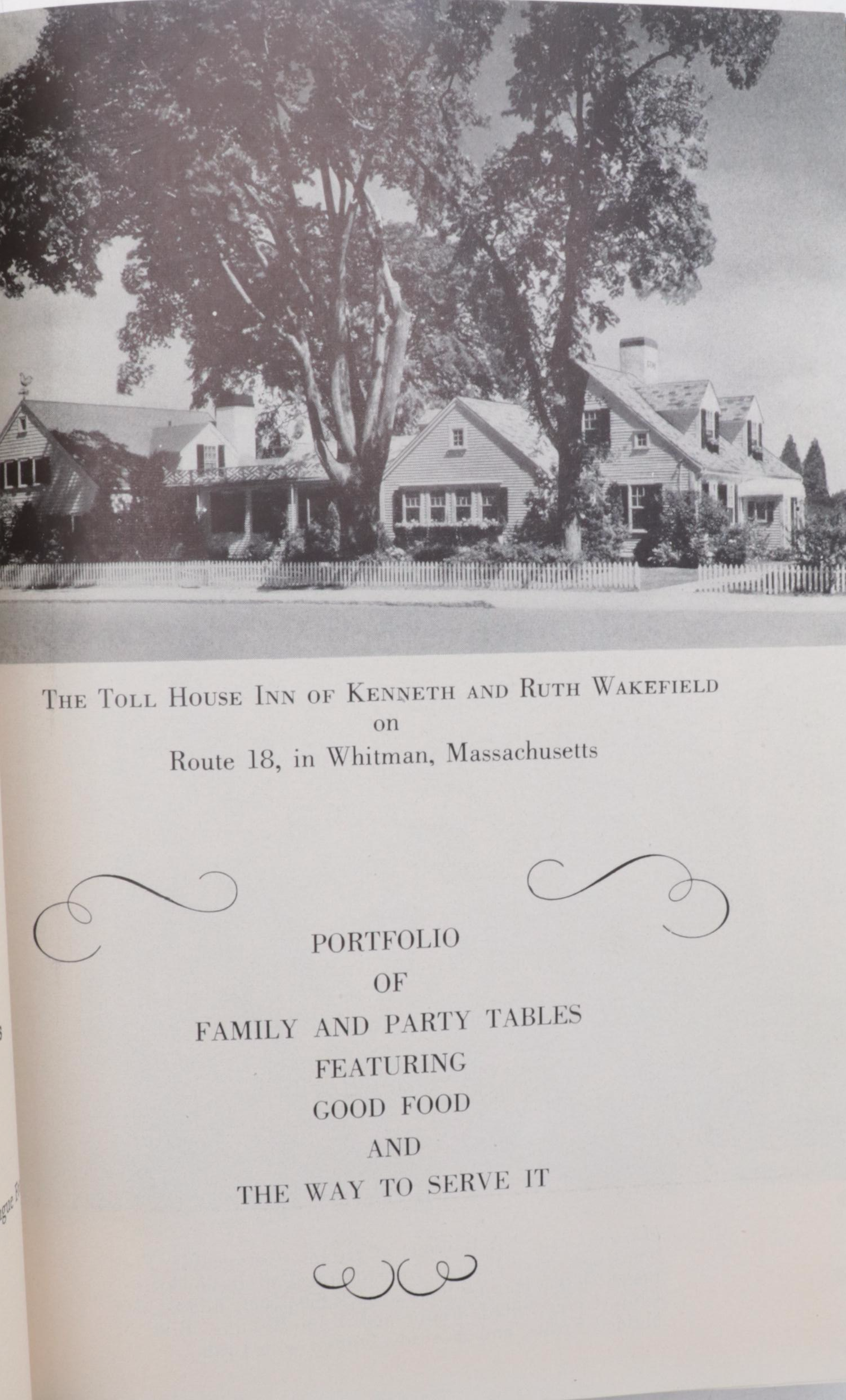 Signed "Toll House Tried and True Recipes by Ruth Graves Wakefield and More