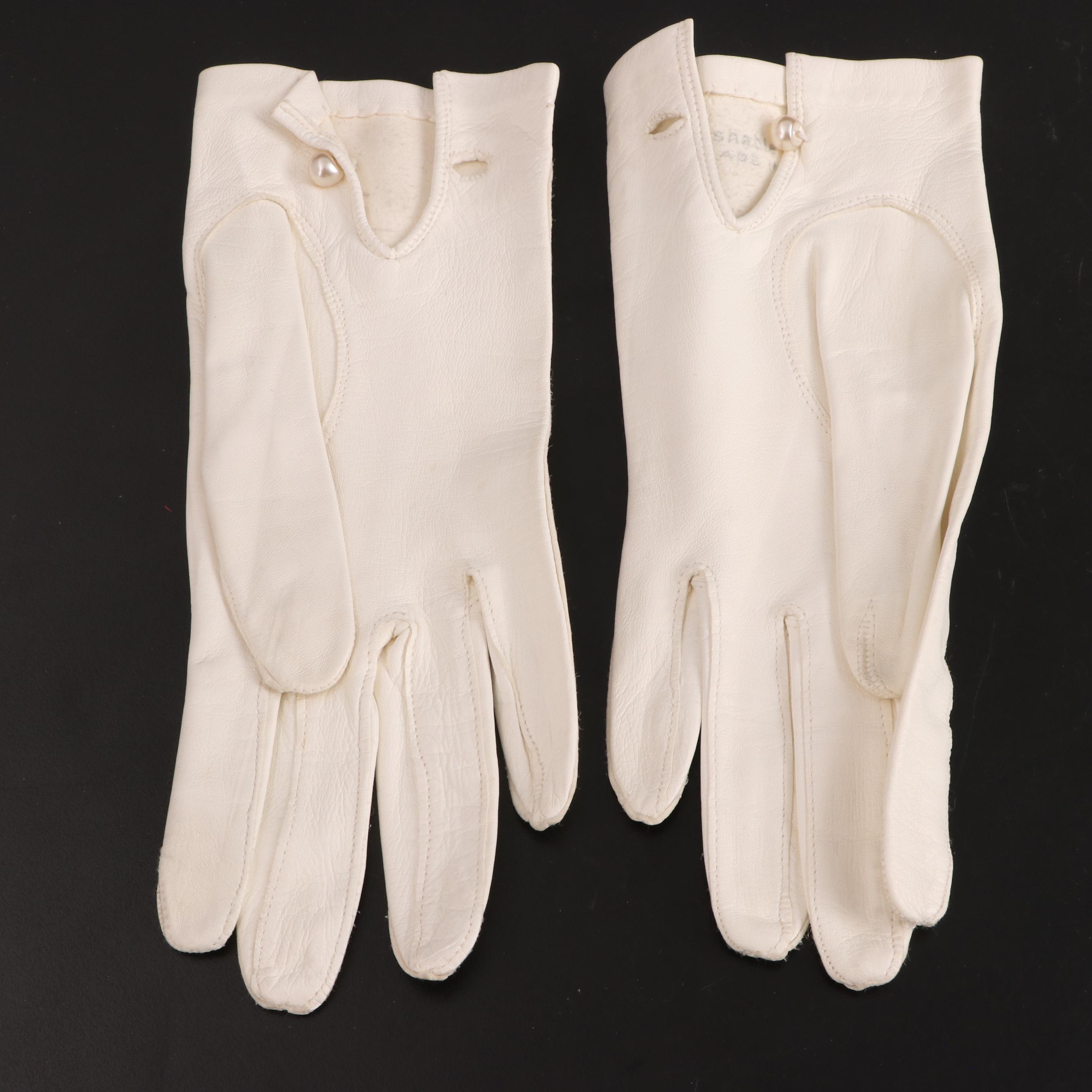 Whiting & Davis Metal Mesh Bandana Necklace and Earrings with Gloves