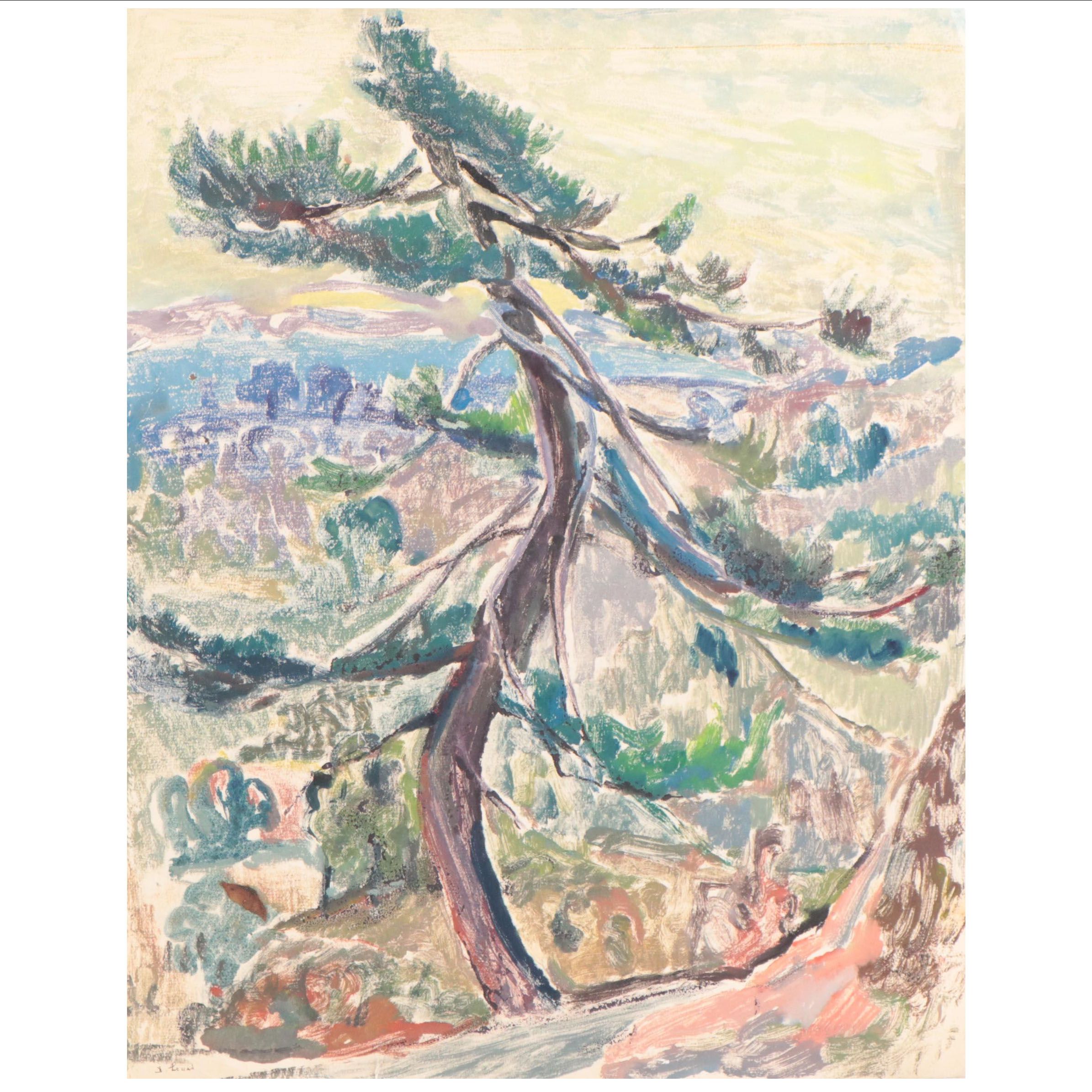 Watercolor Painting of Tree