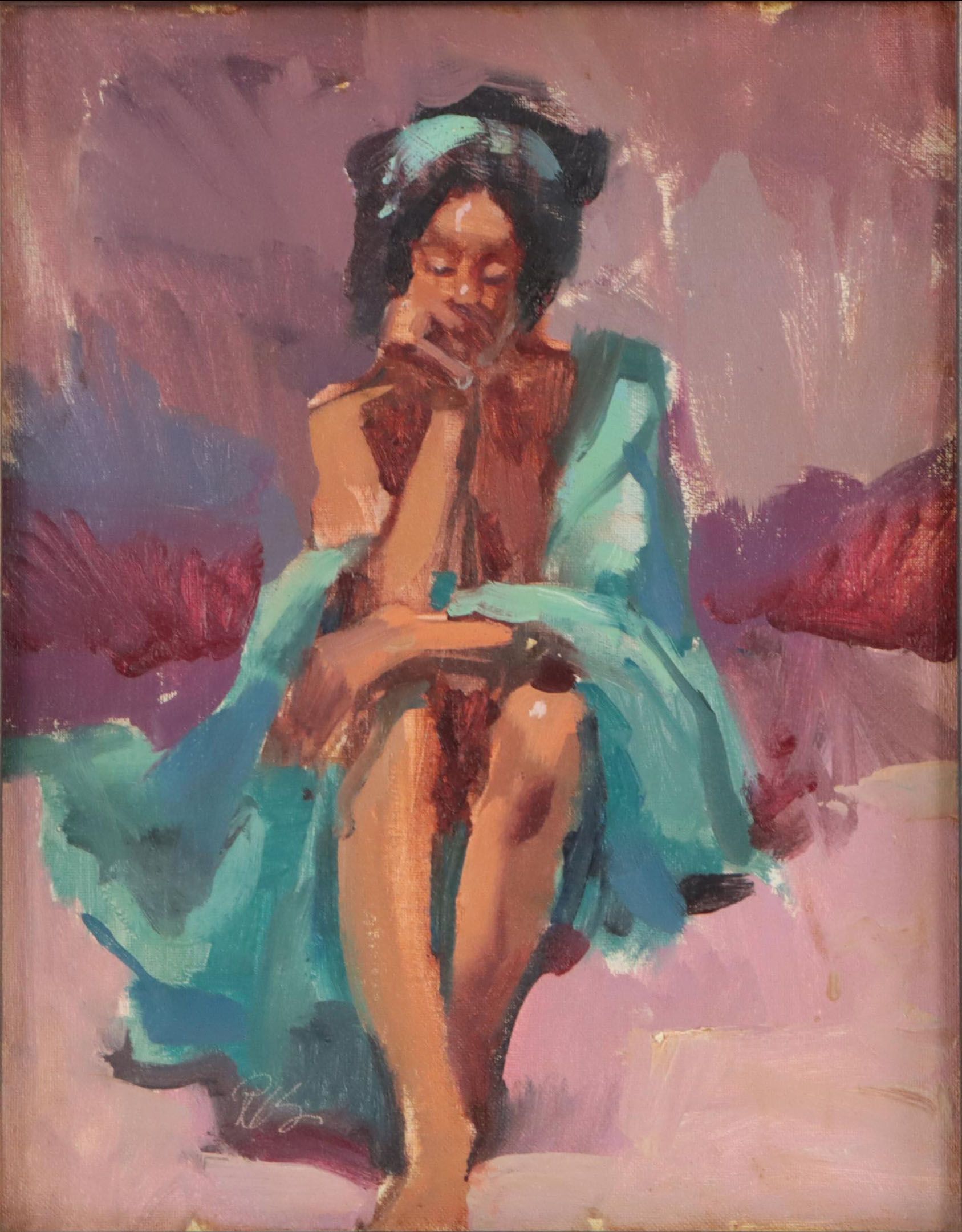 Randall Sexton Figure Study Oil Painting "Judith," 2017
