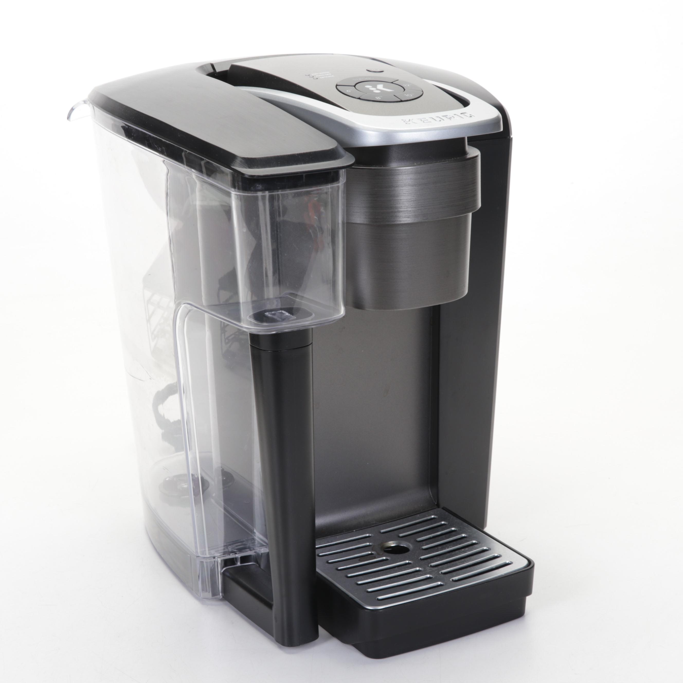 Farberware 700 Watt Microwave With Keurig K-1500 Coffee Maker and Storage Drawer