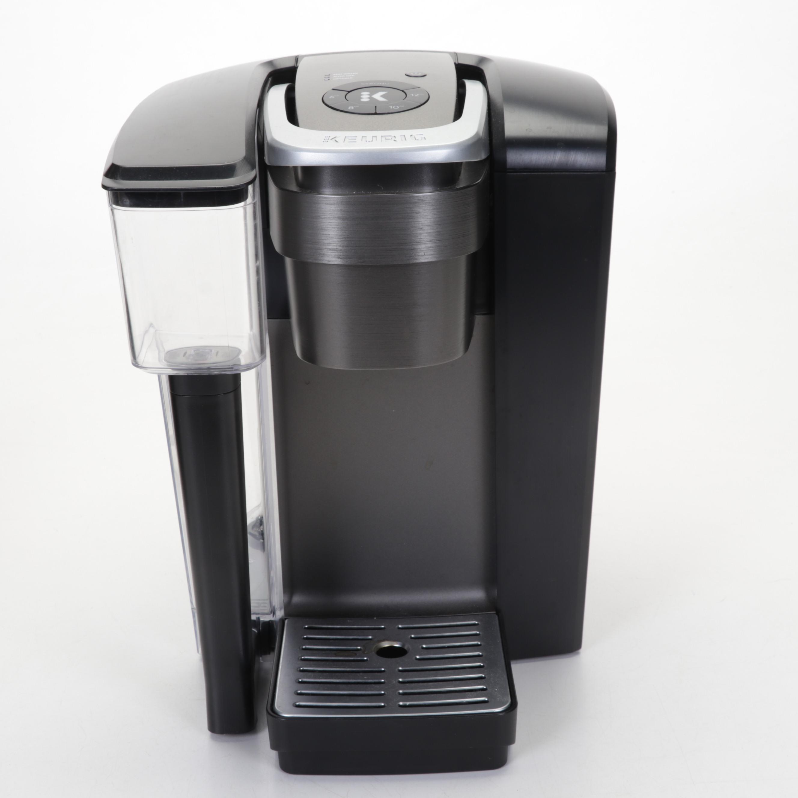 Farberware 700 Watt Microwave With Keurig K-1500 Coffee Maker and Storage Drawer