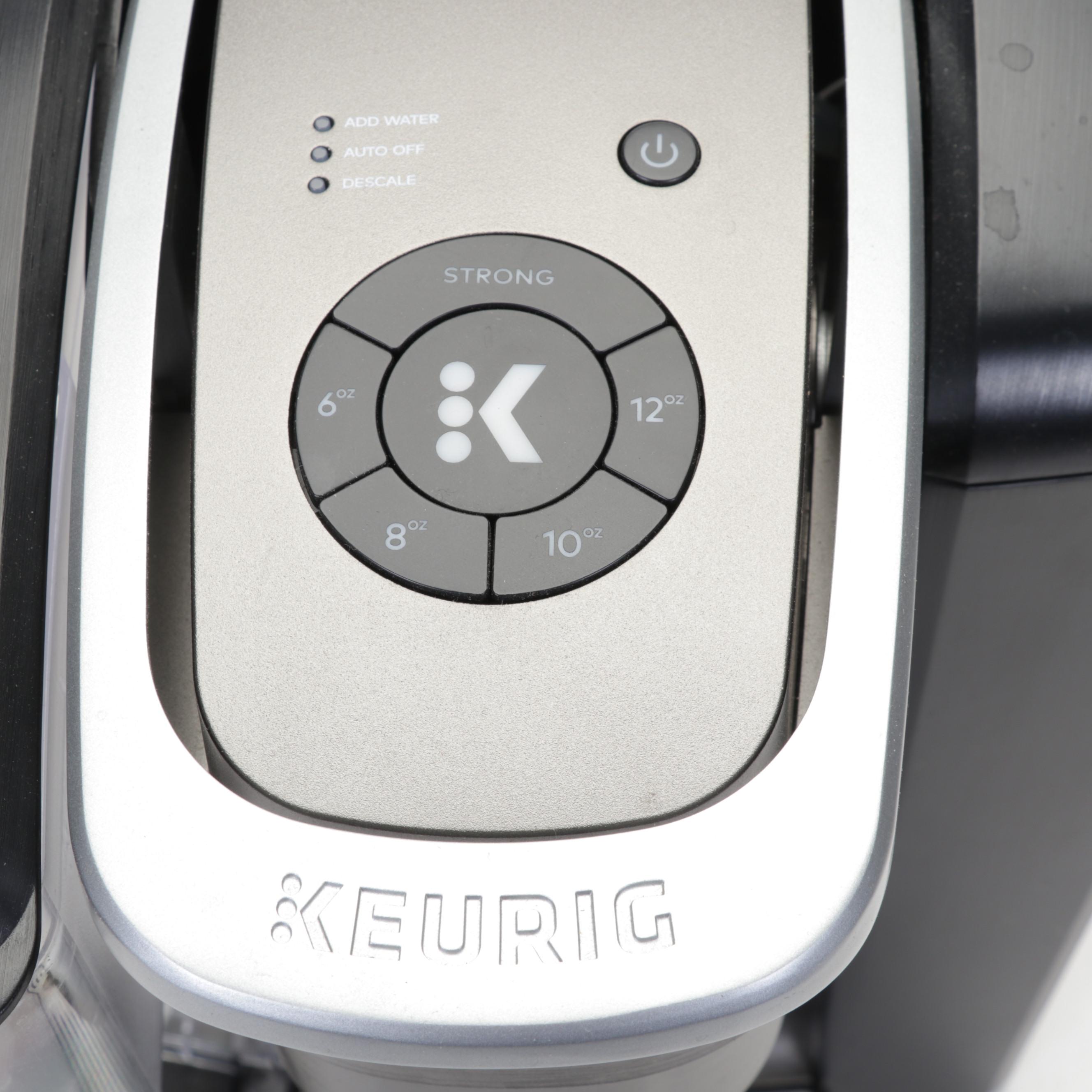 Farberware 700 Watt Microwave With Keurig K-1500 Coffee Maker and Storage Drawer