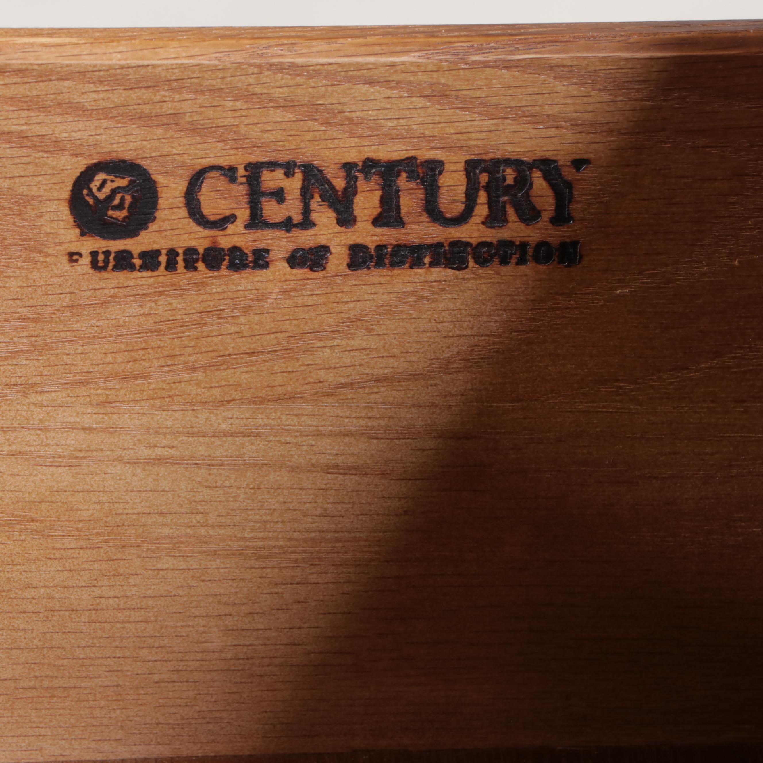 Century Furniture George III Style Oak Five-Drawer Chest, Late 20th Century