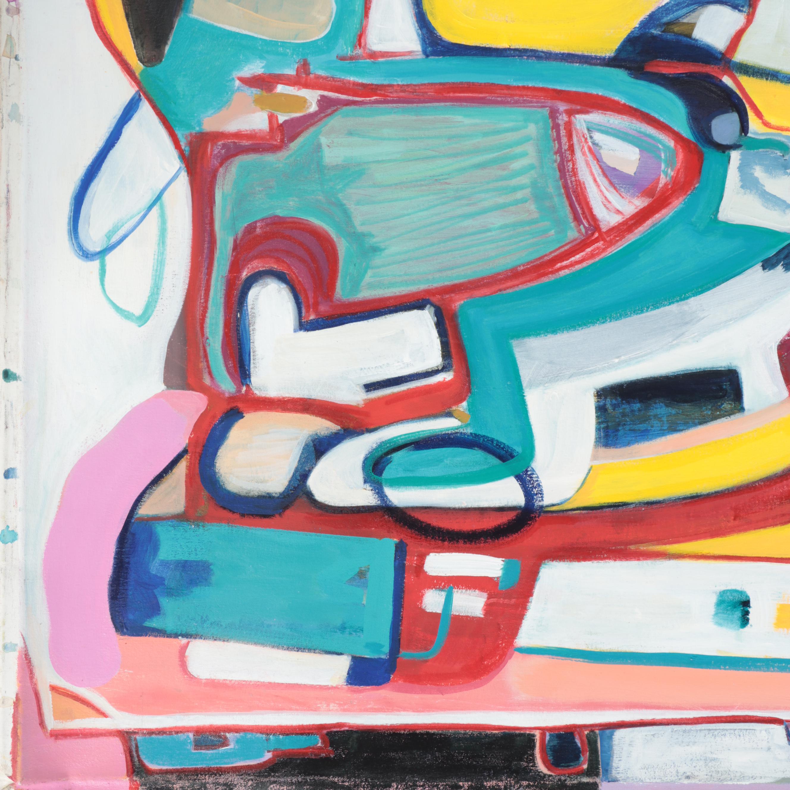 Rhee Lightner Acrylic Painting "The Haunted House on East 6th Street"