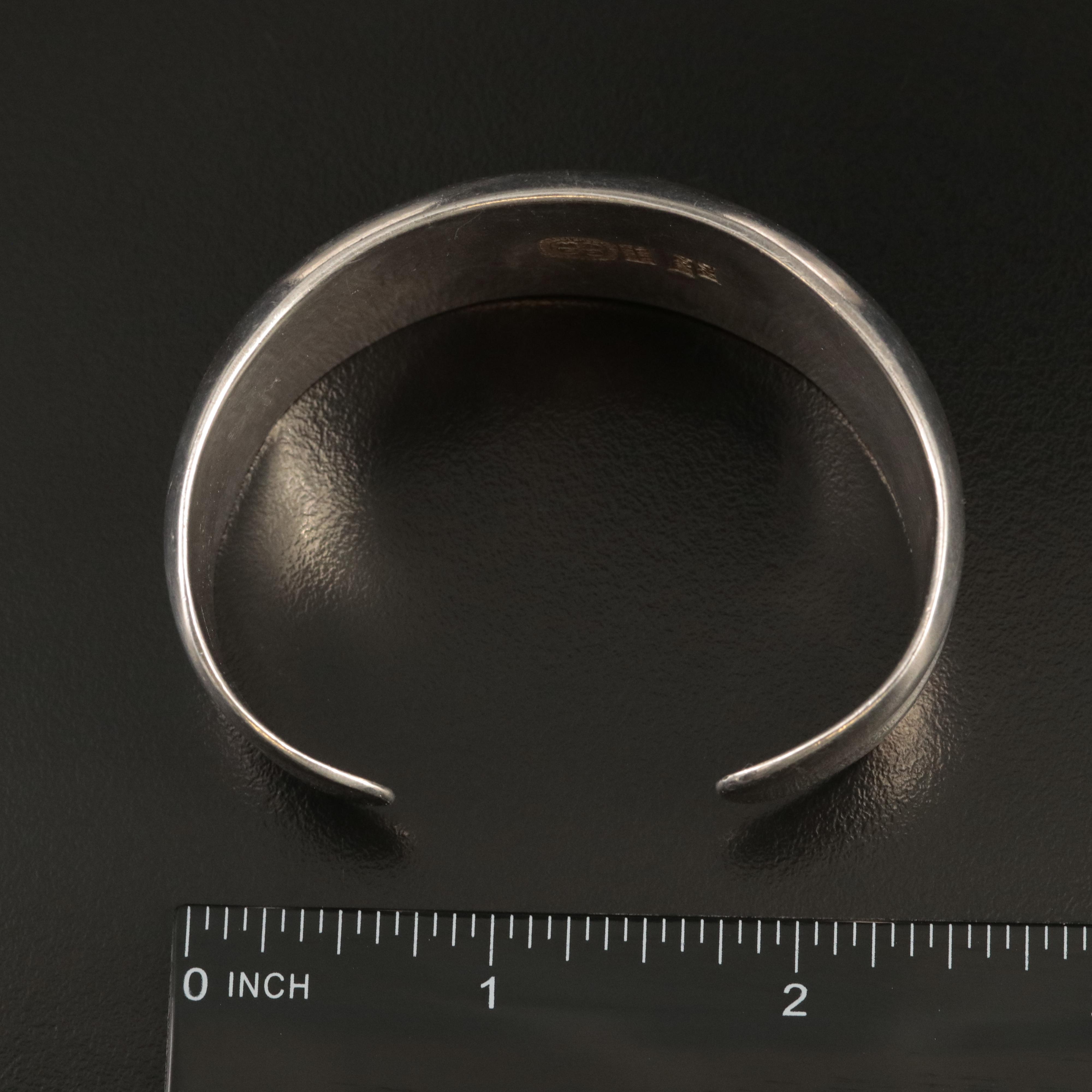 Mexican Los Ballesteros Sterling Cuff