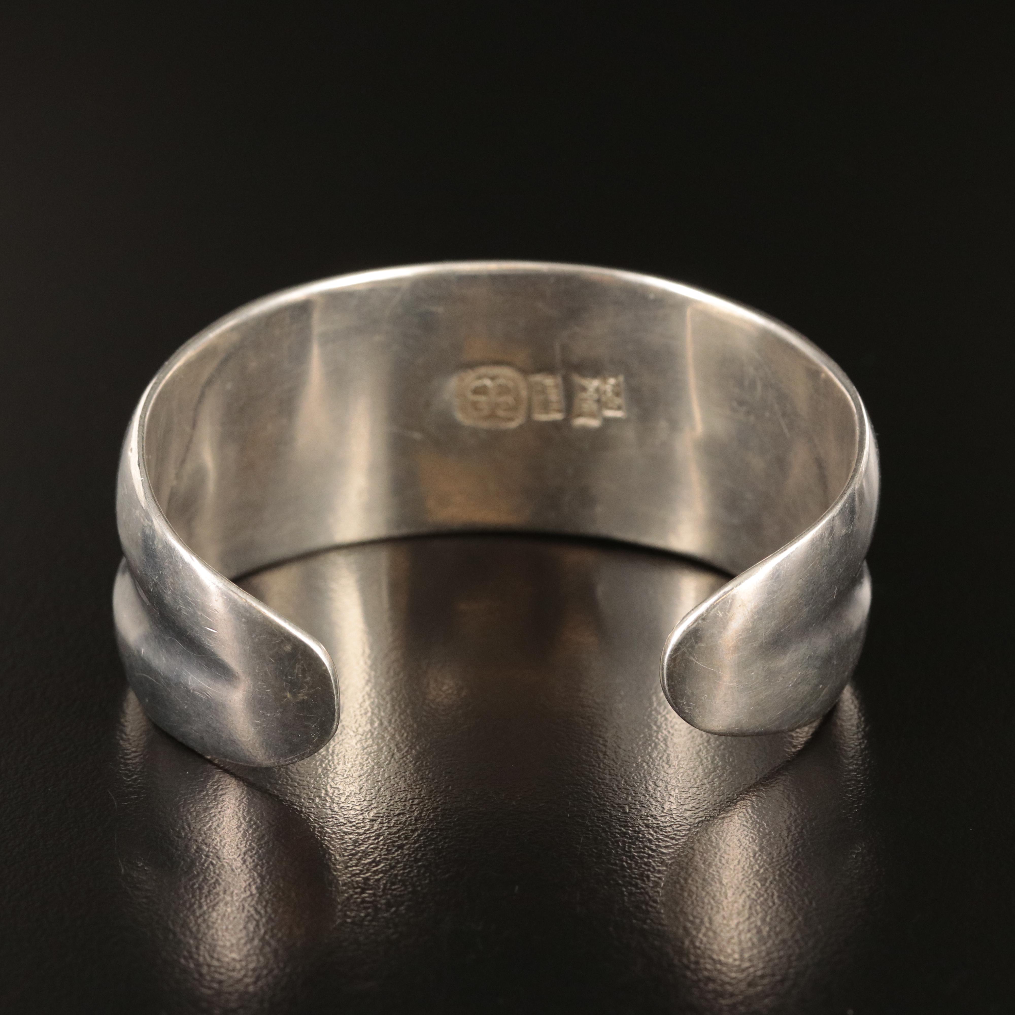 Mexican Los Ballesteros Sterling Cuff