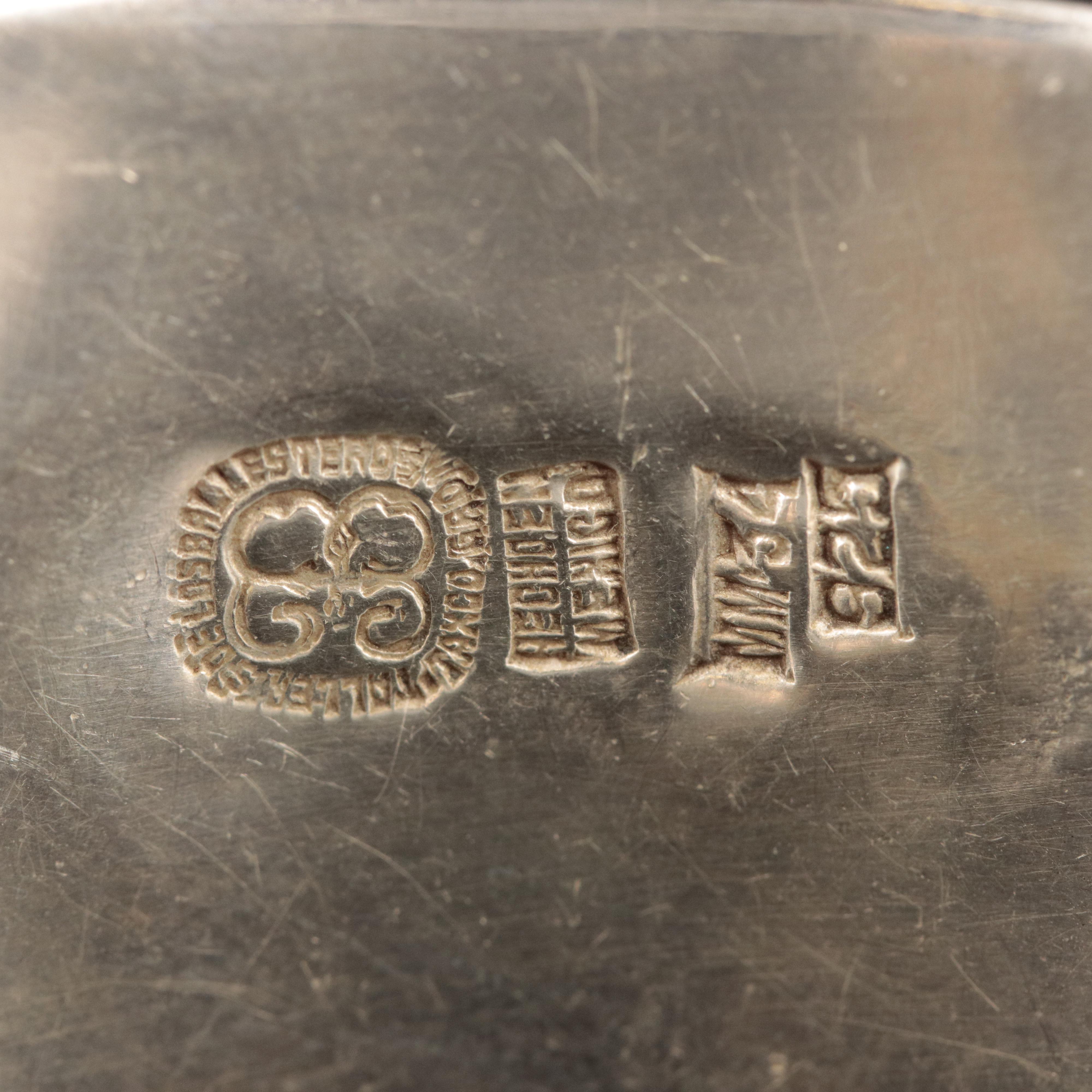 Mexican Los Ballesteros Sterling Cuff