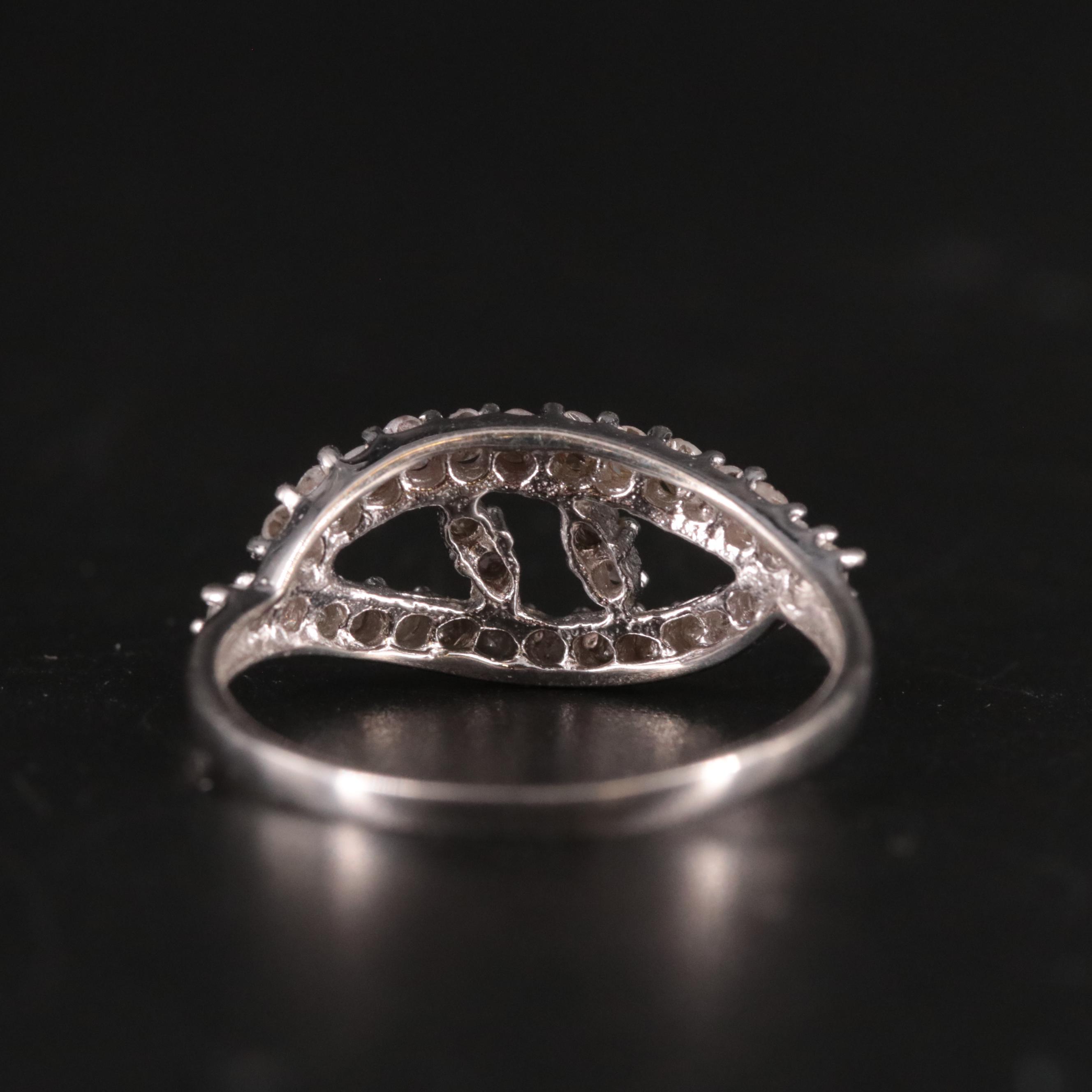 Sterling Diamond Ring