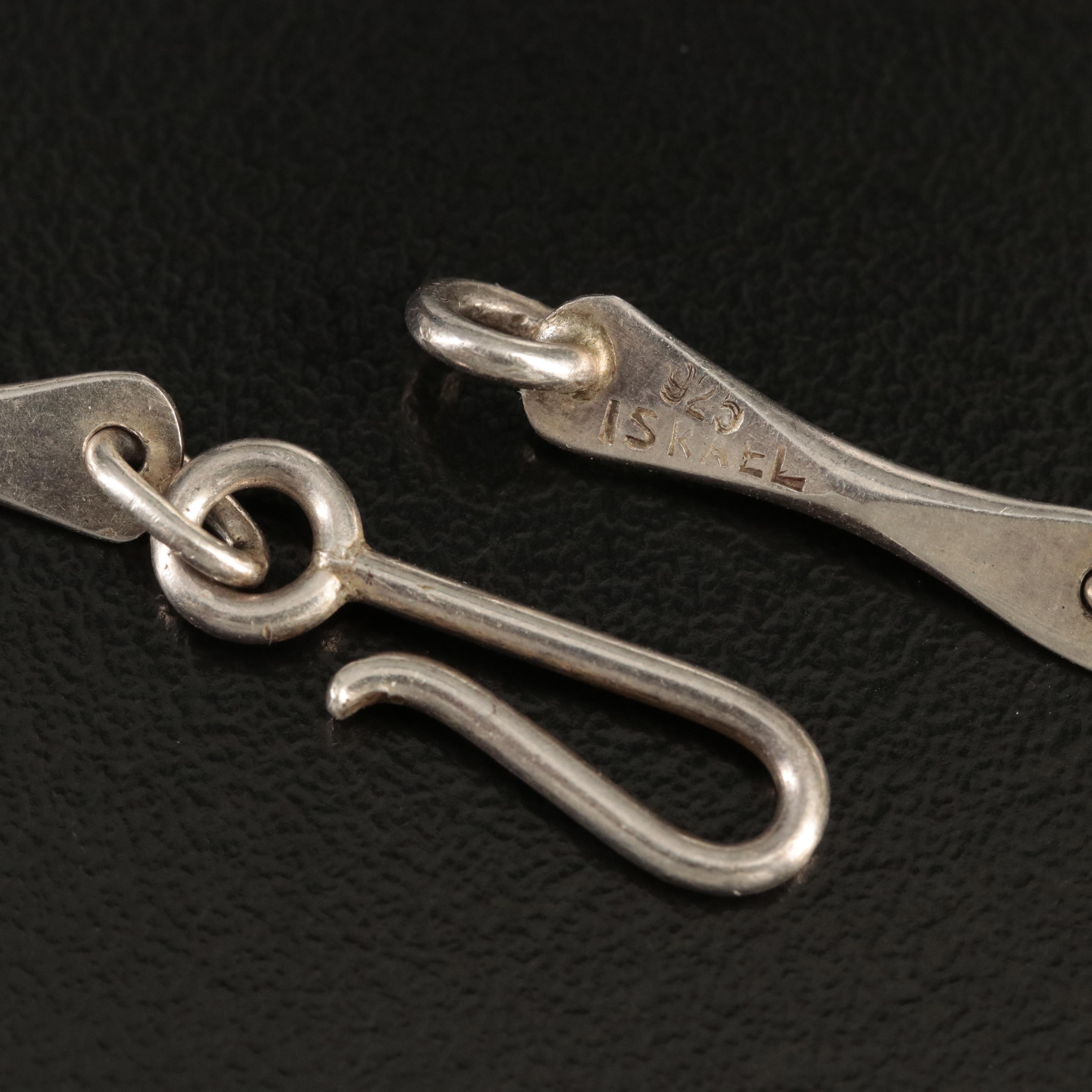 Israeli Modernist Style Sterling Necklace