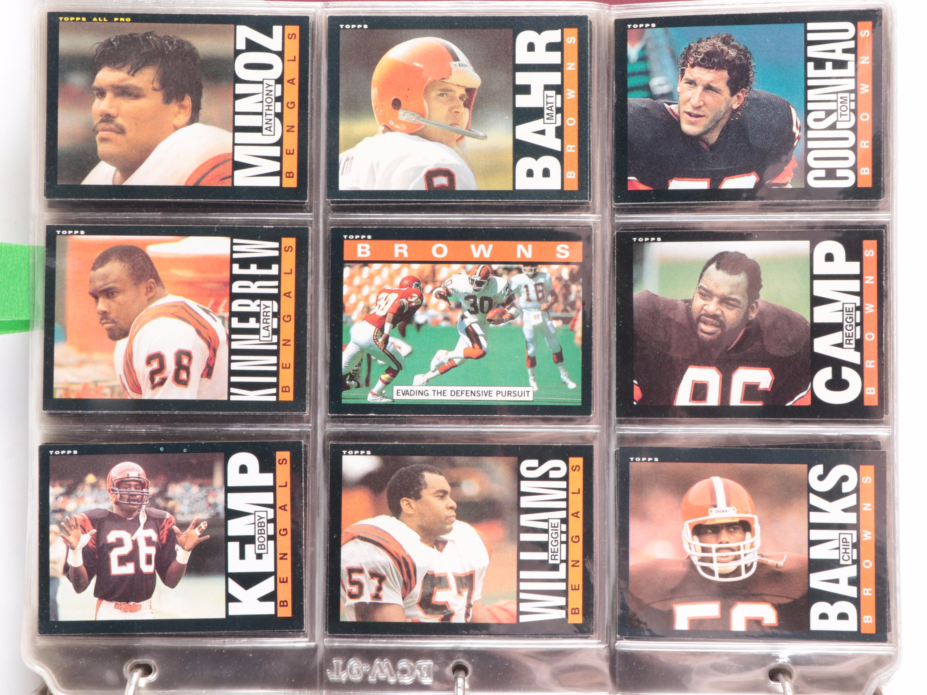 1985 Topps Football Cards Complete Set Including Moon Rookie and More