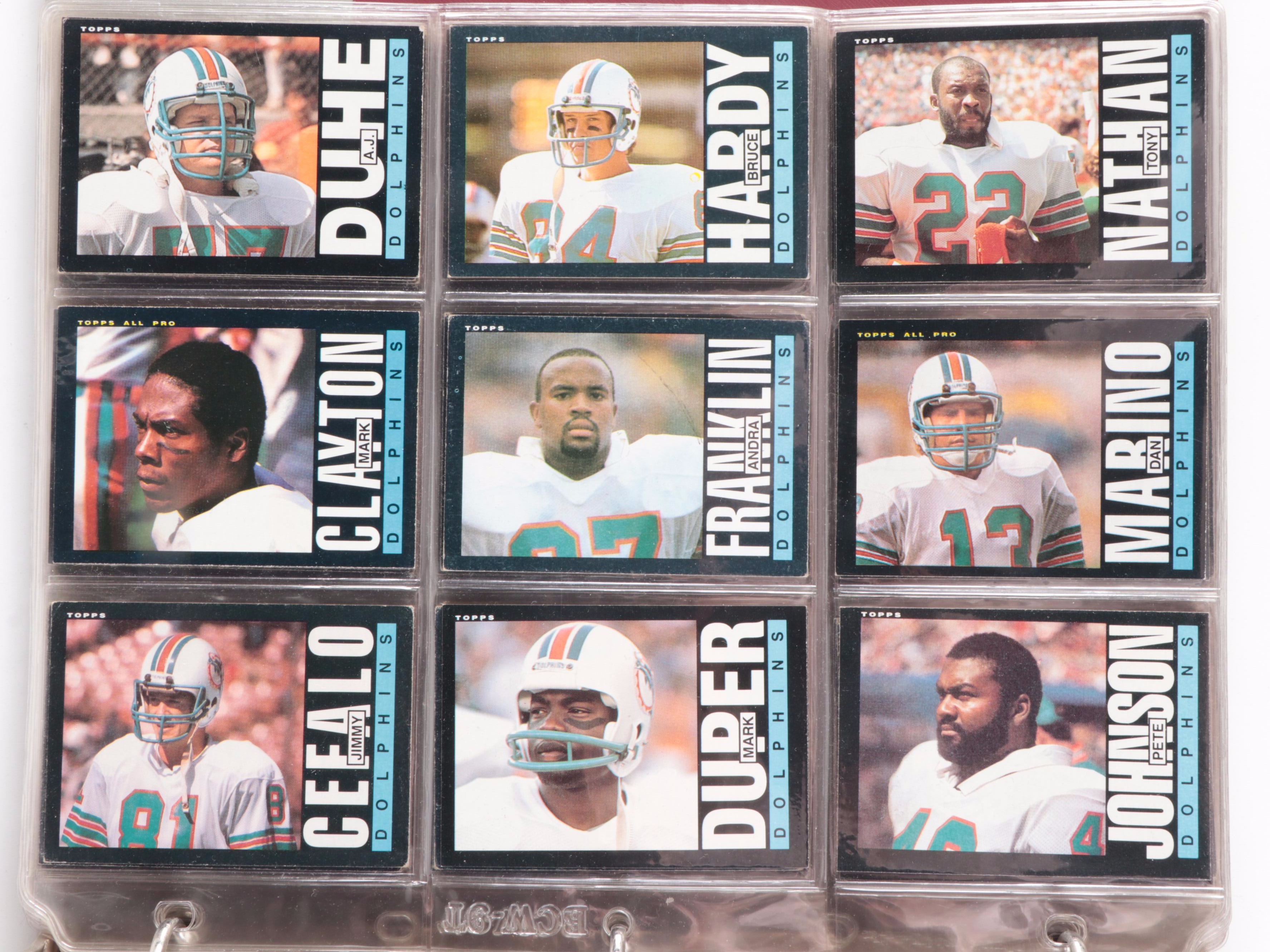 1985 Topps Football Cards Complete Set Including Moon Rookie and More