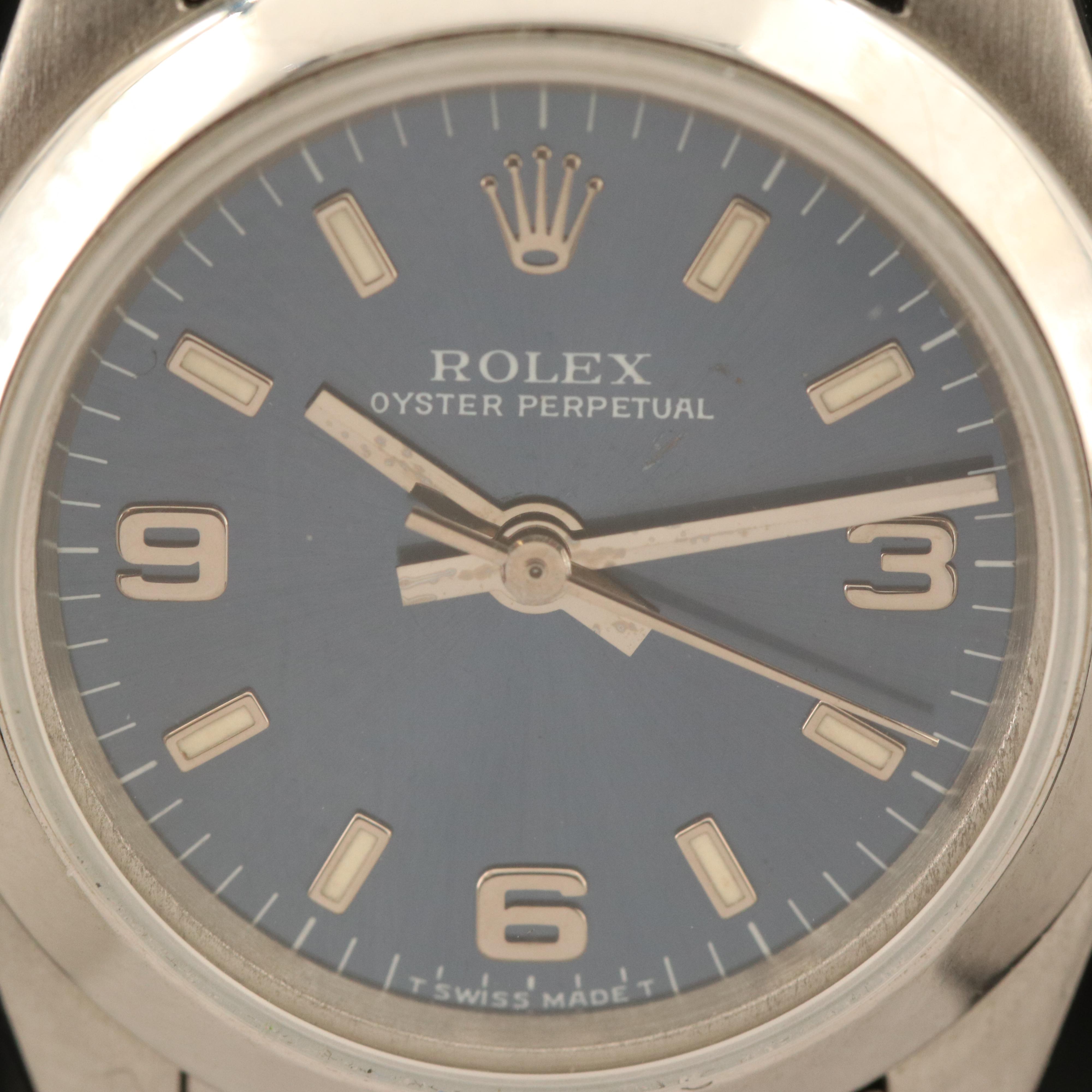 1995 Rolex Oyster Perpetual Stainless Steel Quartz Watch