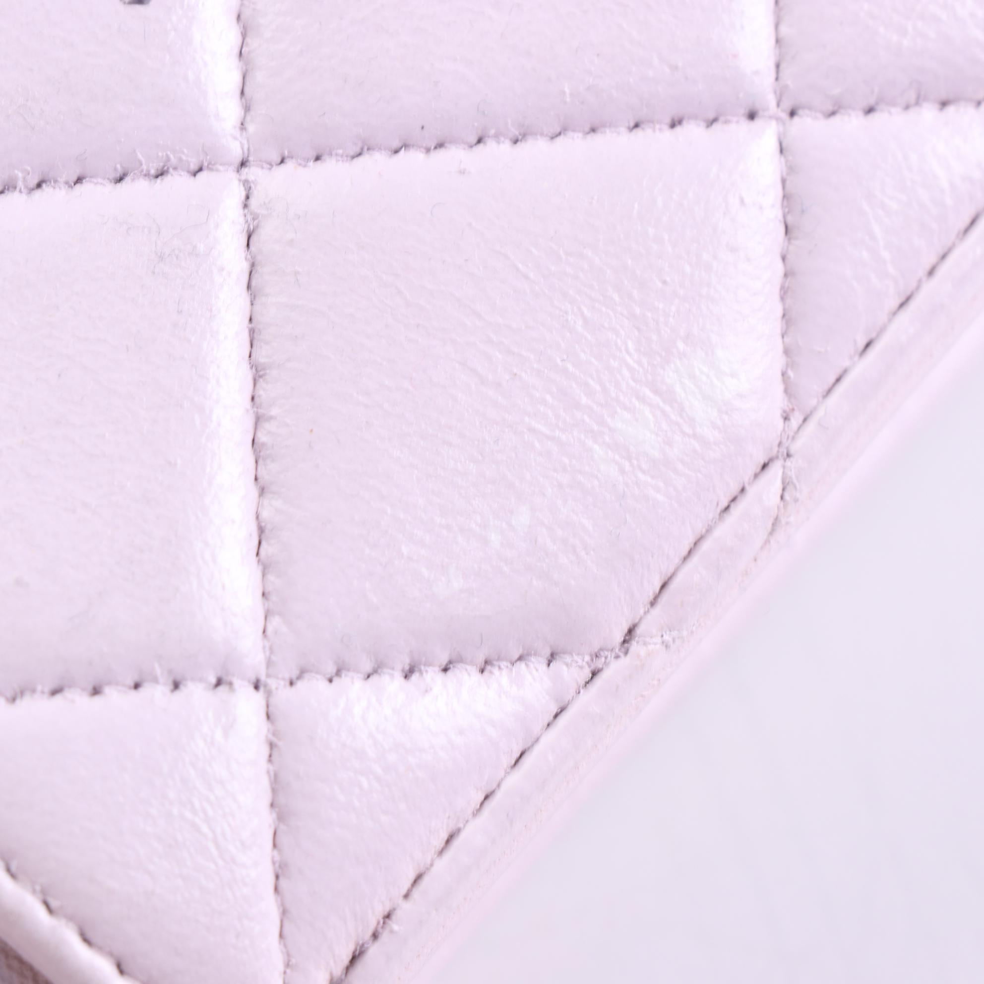 Chanel Small Single-Flap Shoulder Bag in Quilted Lambskin Leather w/Box