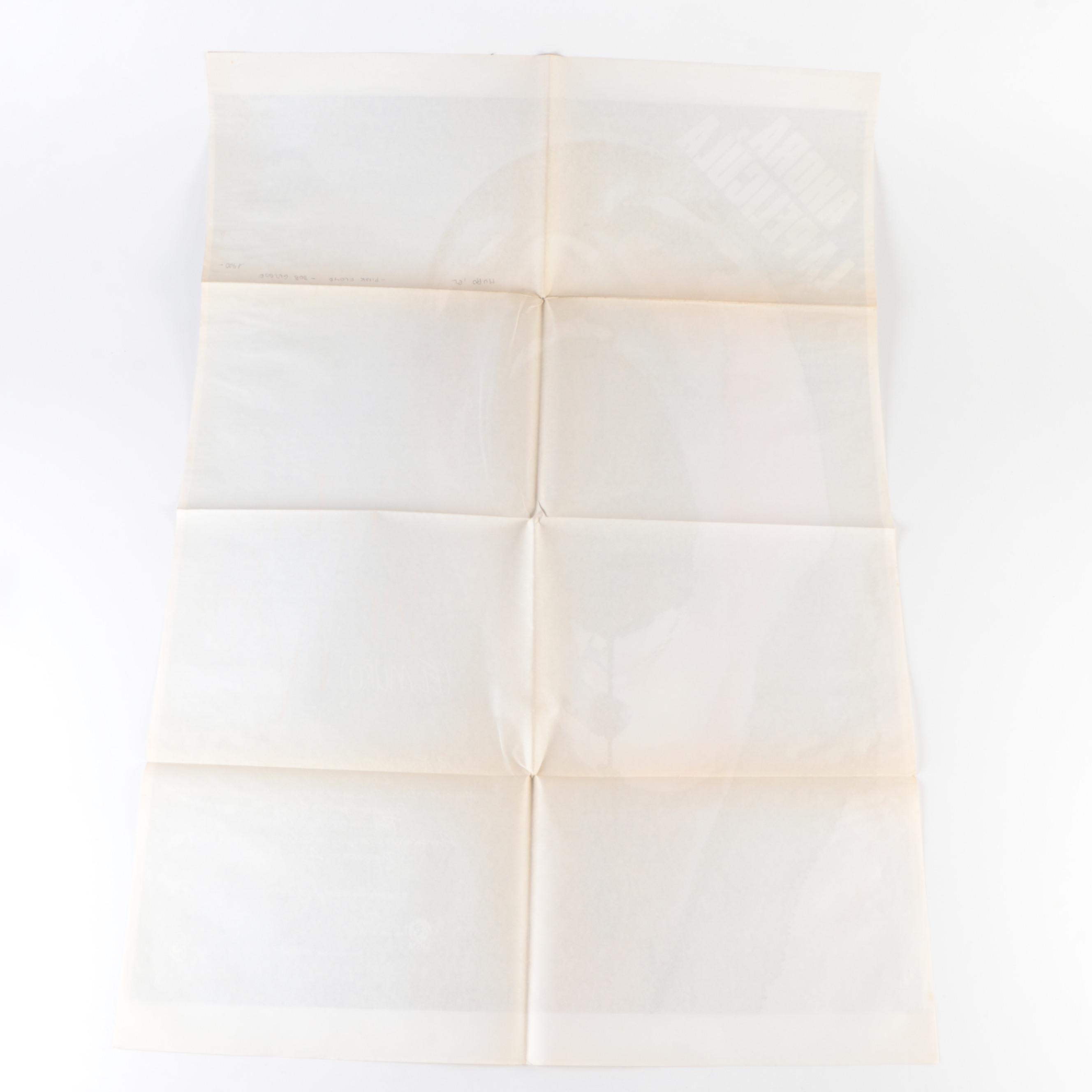 Pink Floyd "The Wall" Concert Movie Spanish Promotional Poster, 1982