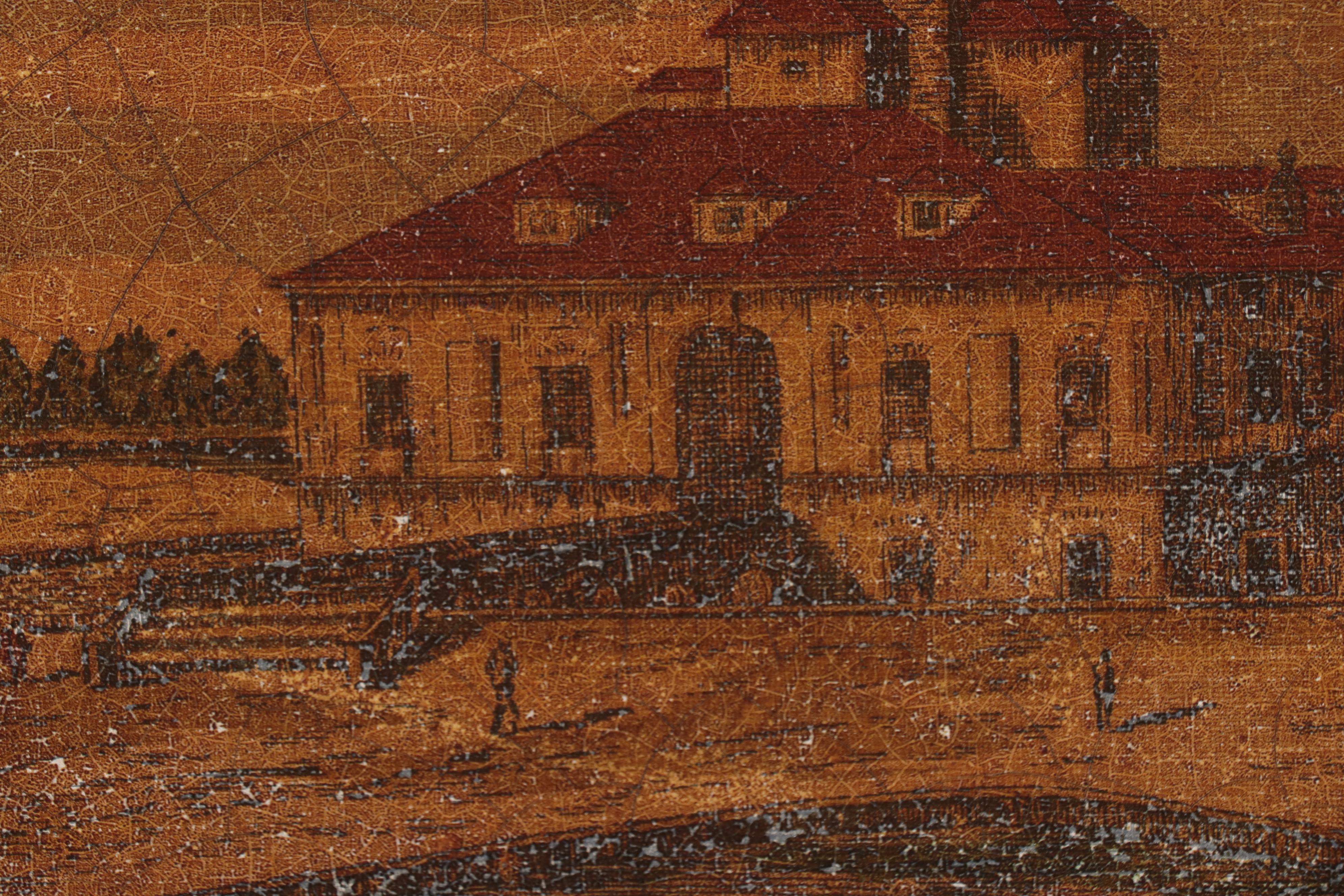 Embellished Reproduction Print "Romiaggio of S. Antonio near the Buon Ritiro"