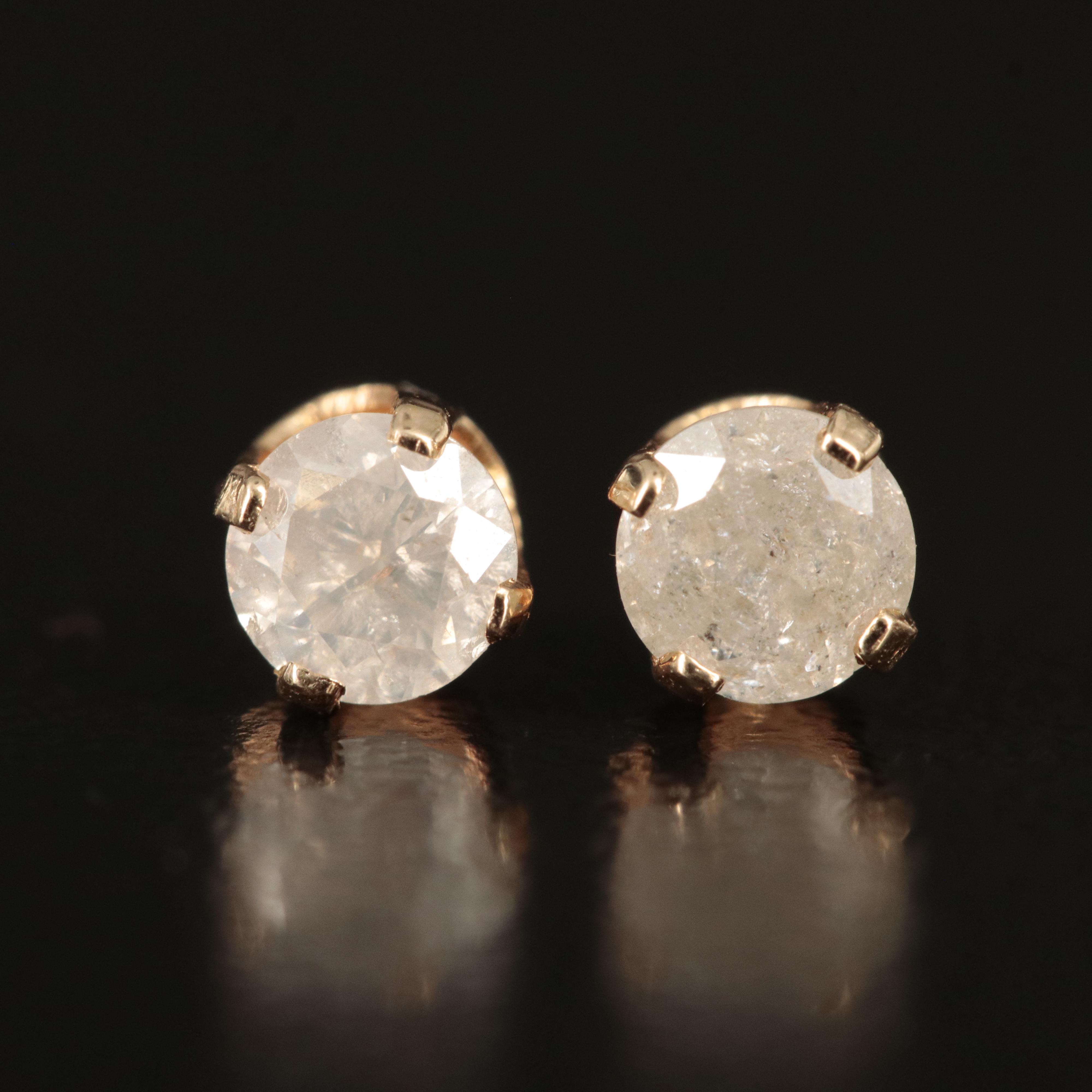 14K 0.47 CTW Diamond Stud Earrings