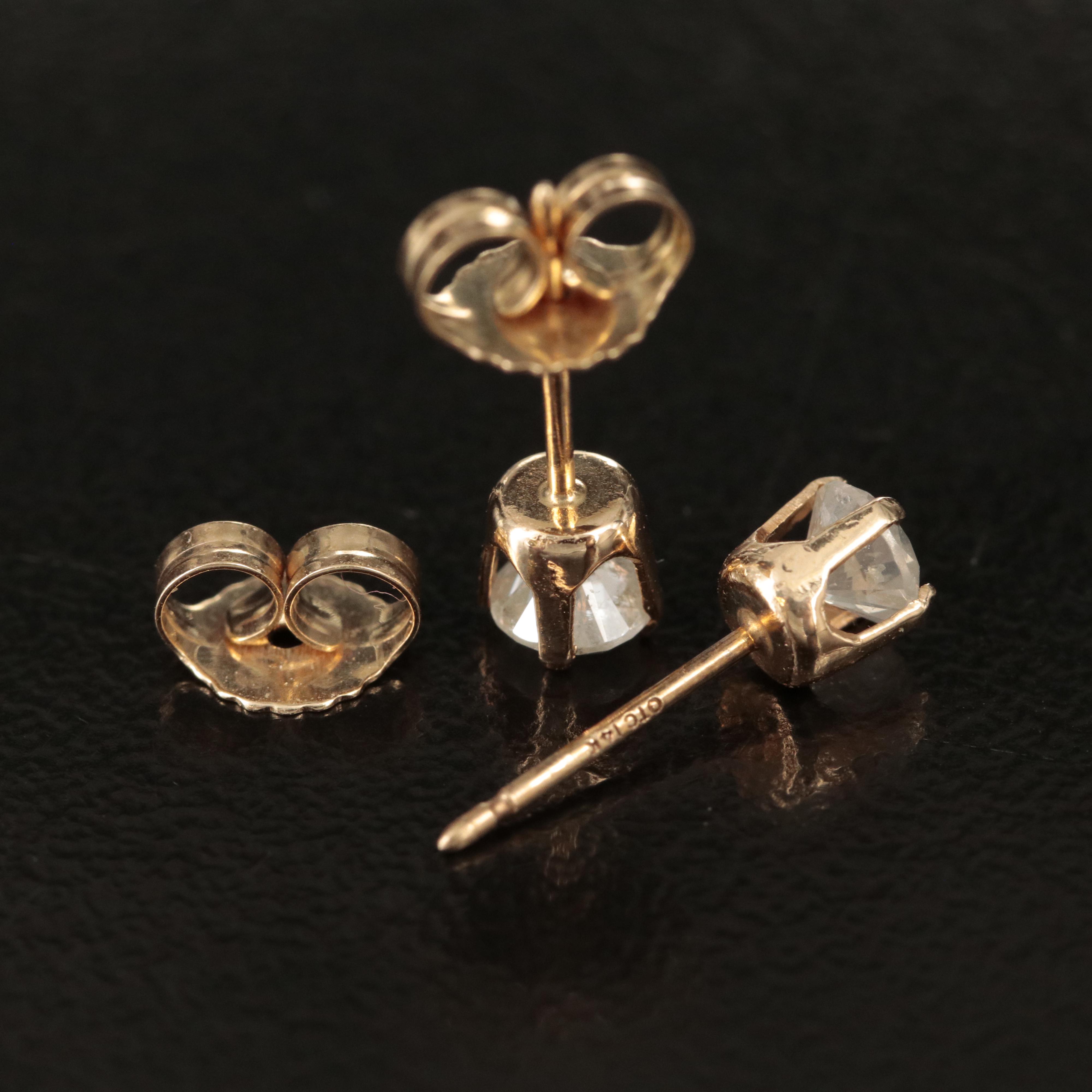 14K 0.47 CTW Diamond Stud Earrings