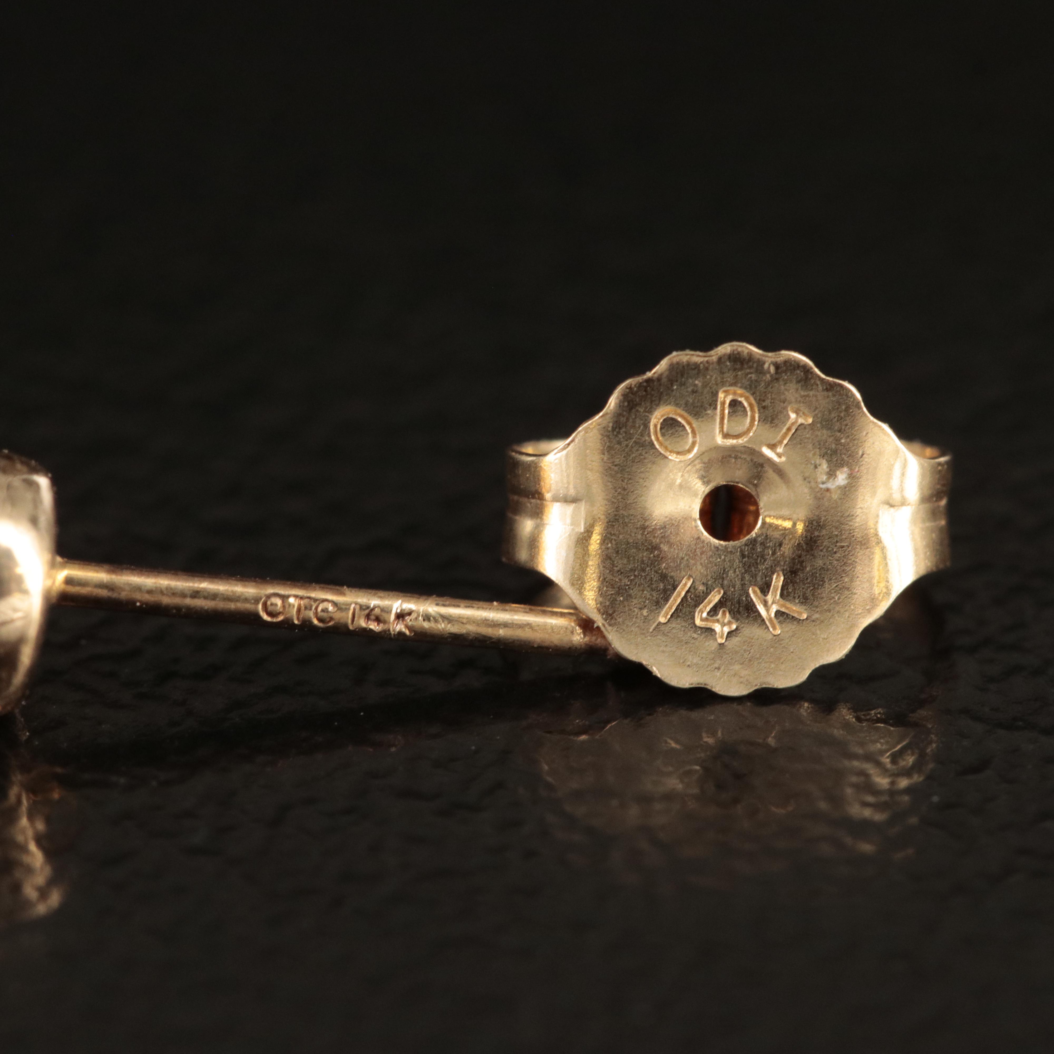 14K 0.47 CTW Diamond Stud Earrings