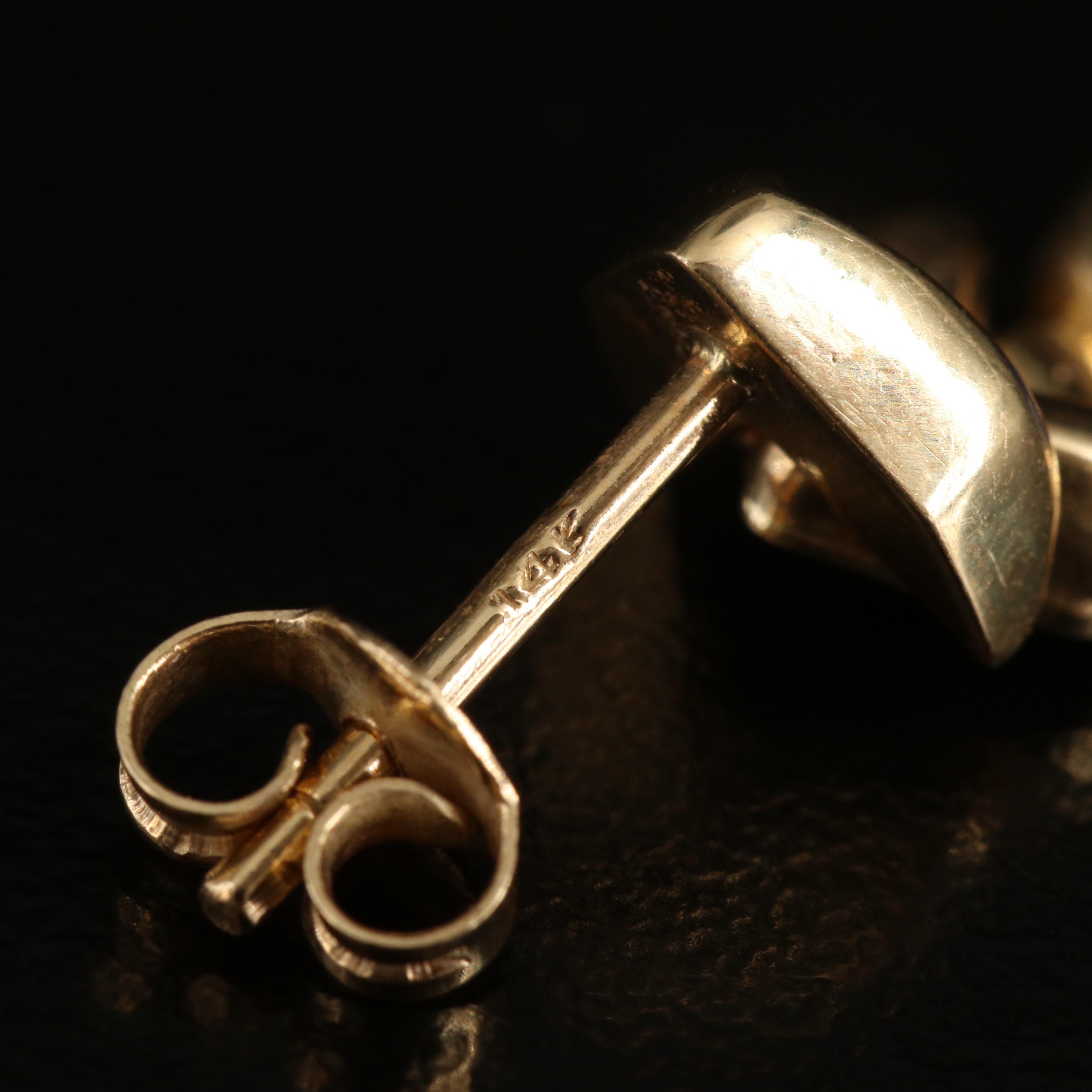 14K Lapis Lazuli Drop Earrings