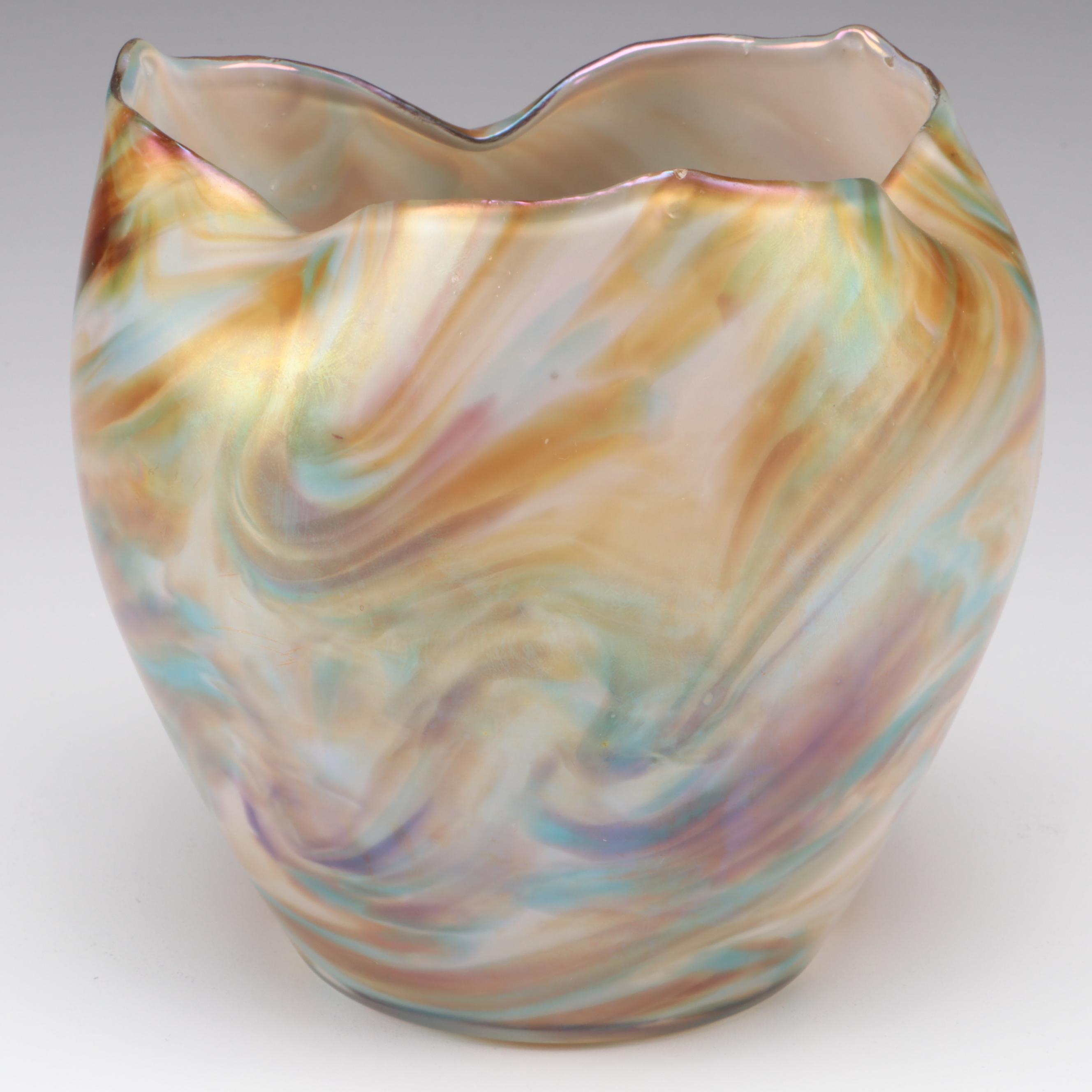 Austrian Art Glass Vase