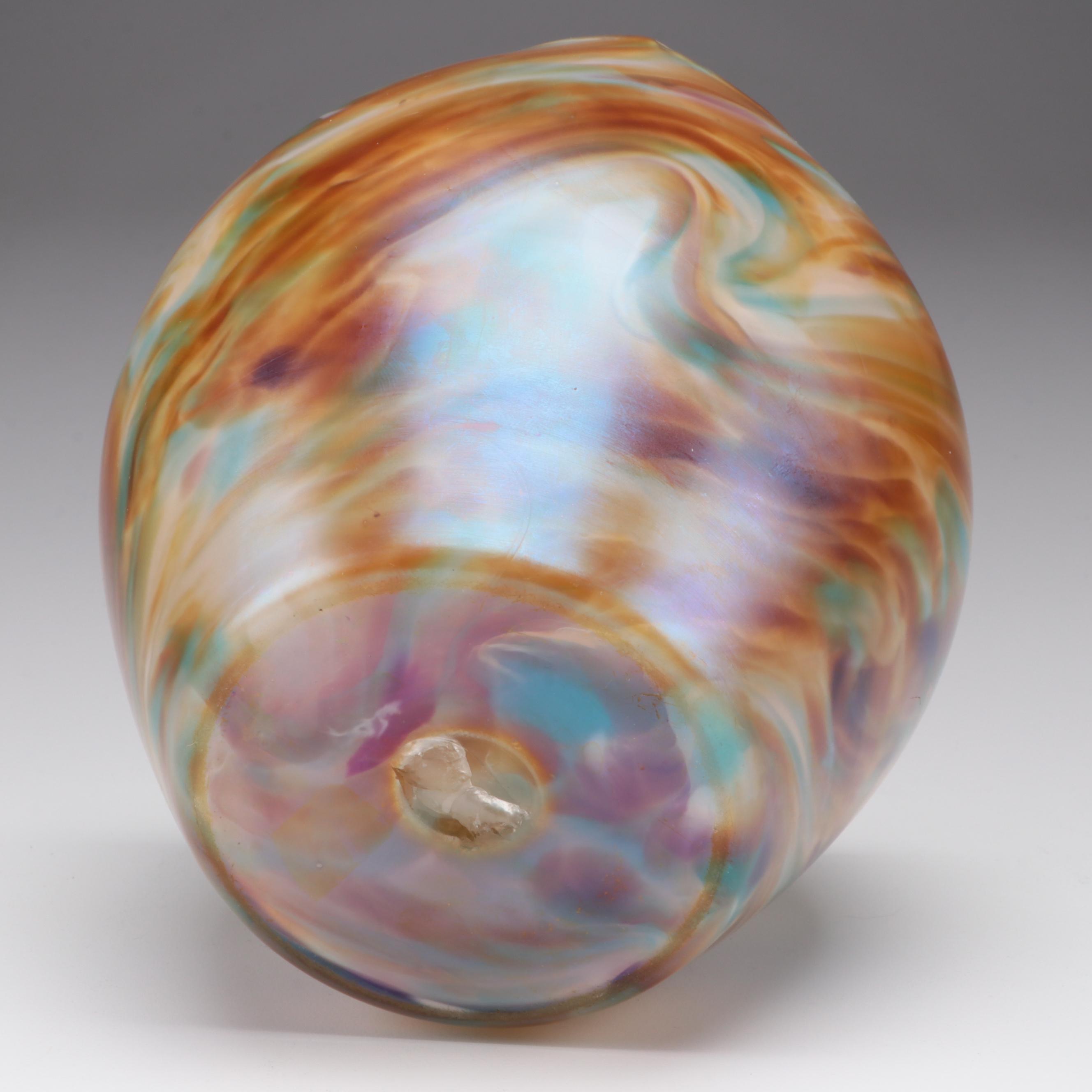 Austrian Art Glass Vase