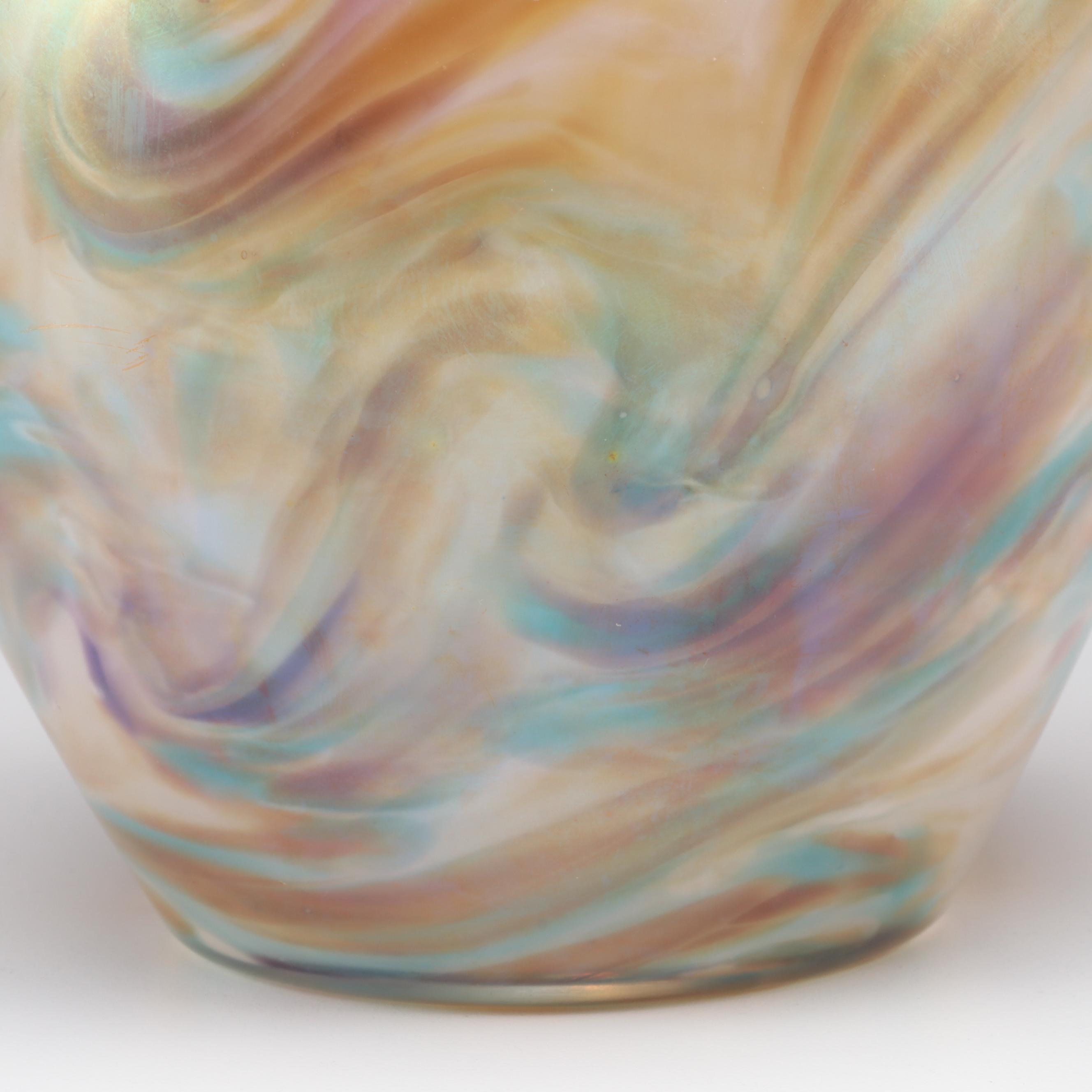 Austrian Art Glass Vase