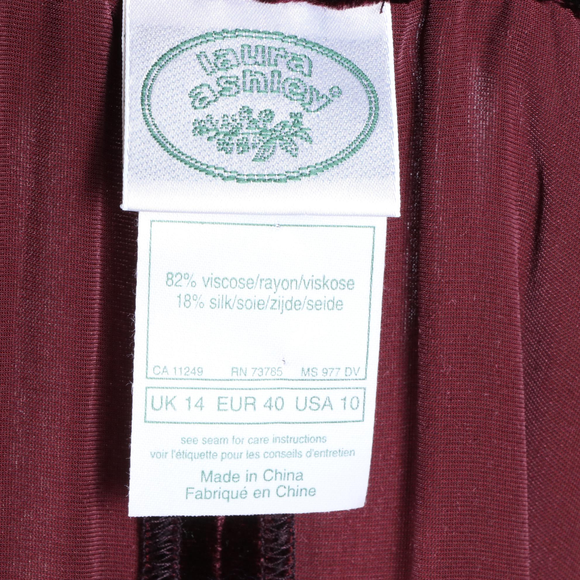 T.ba Slip Dress with Mesh Duster and Laura Ashley Burnout Velvet Skirt Set