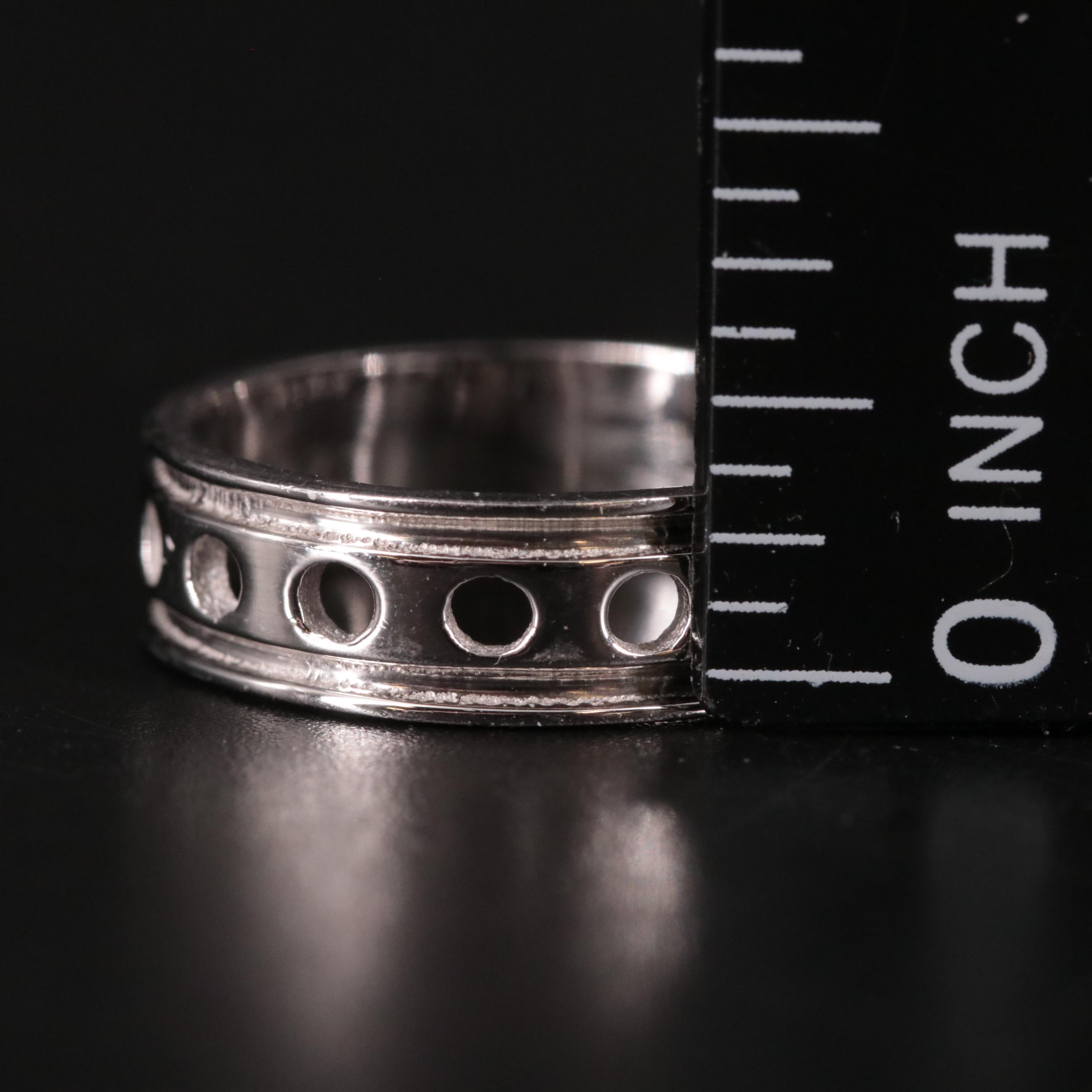 Sterling Pierced Band