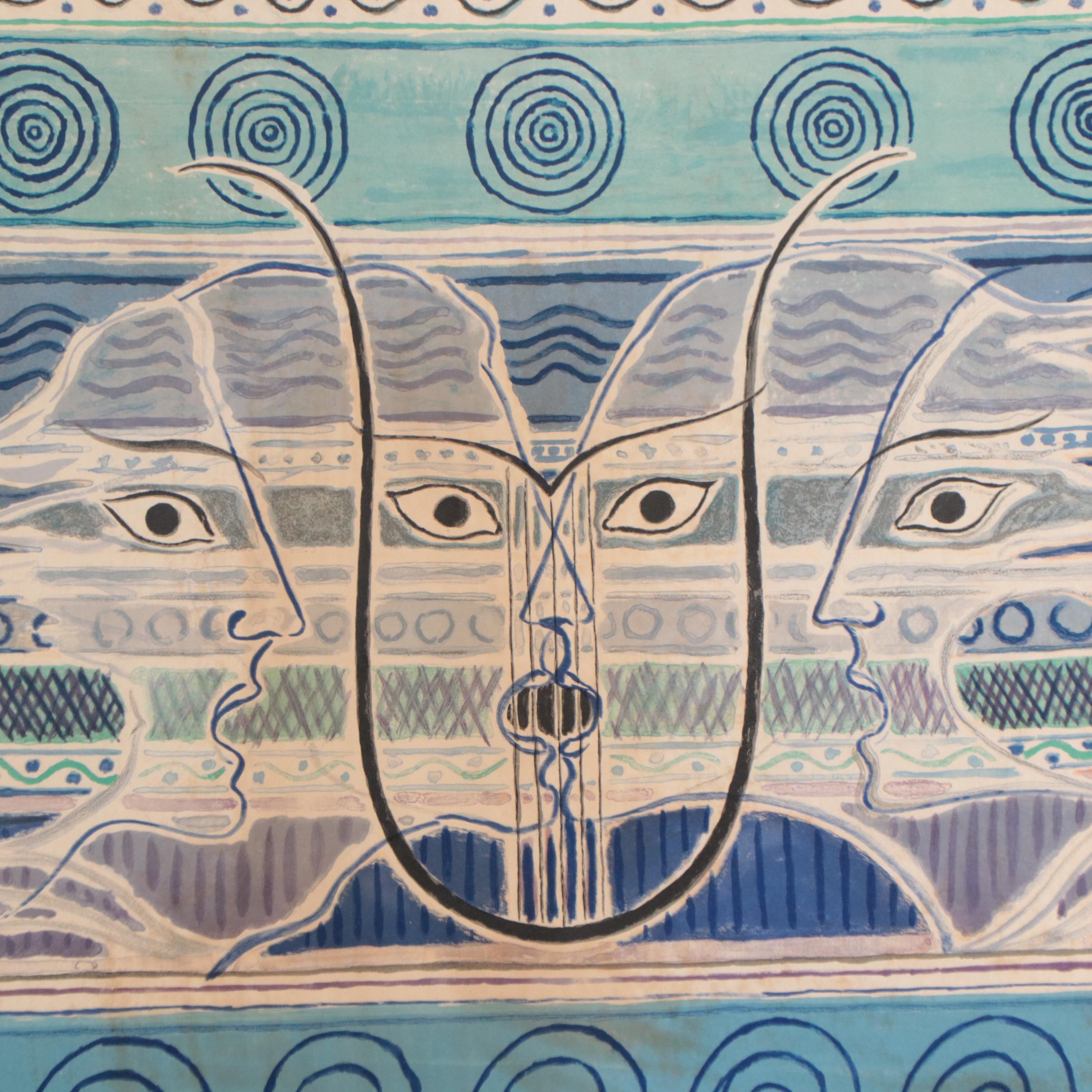 Lithograph After Rolf Gerarad "Orfeo ed Euridice" for Metropolitan Opera