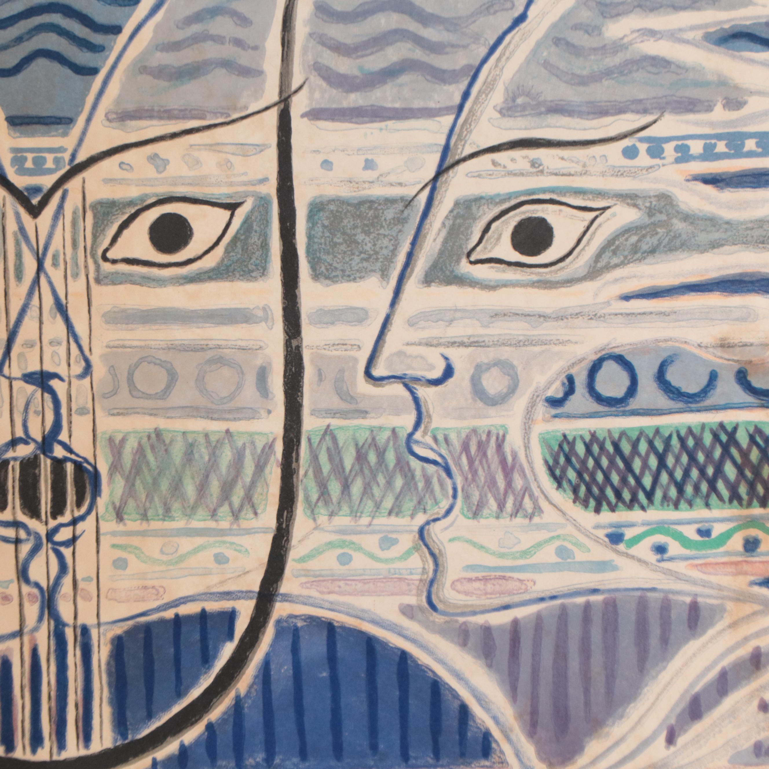 Lithograph After Rolf Gerarad "Orfeo ed Euridice" for Metropolitan Opera