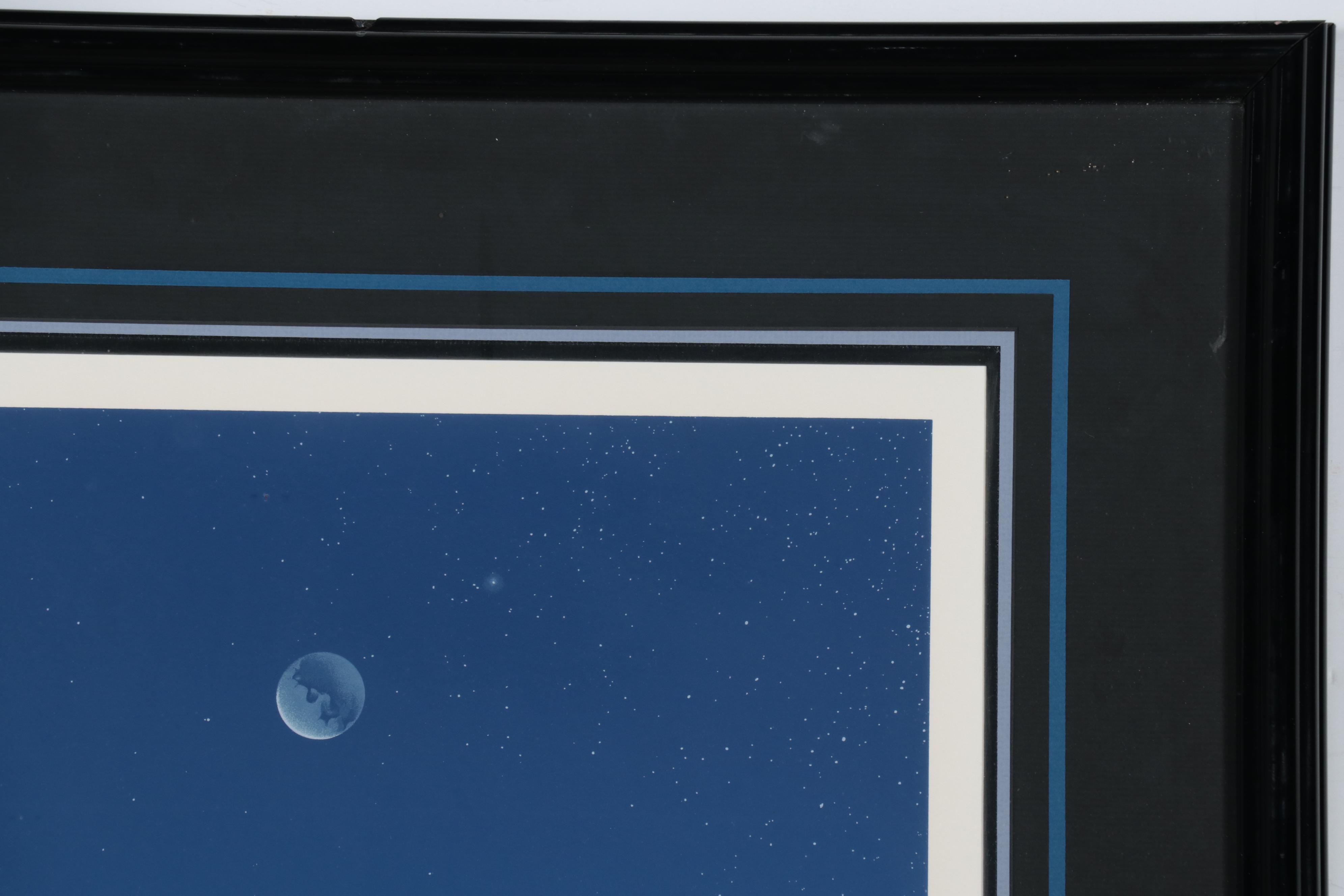 Jim Buckels Serigraph of Cityscape "San Remo"