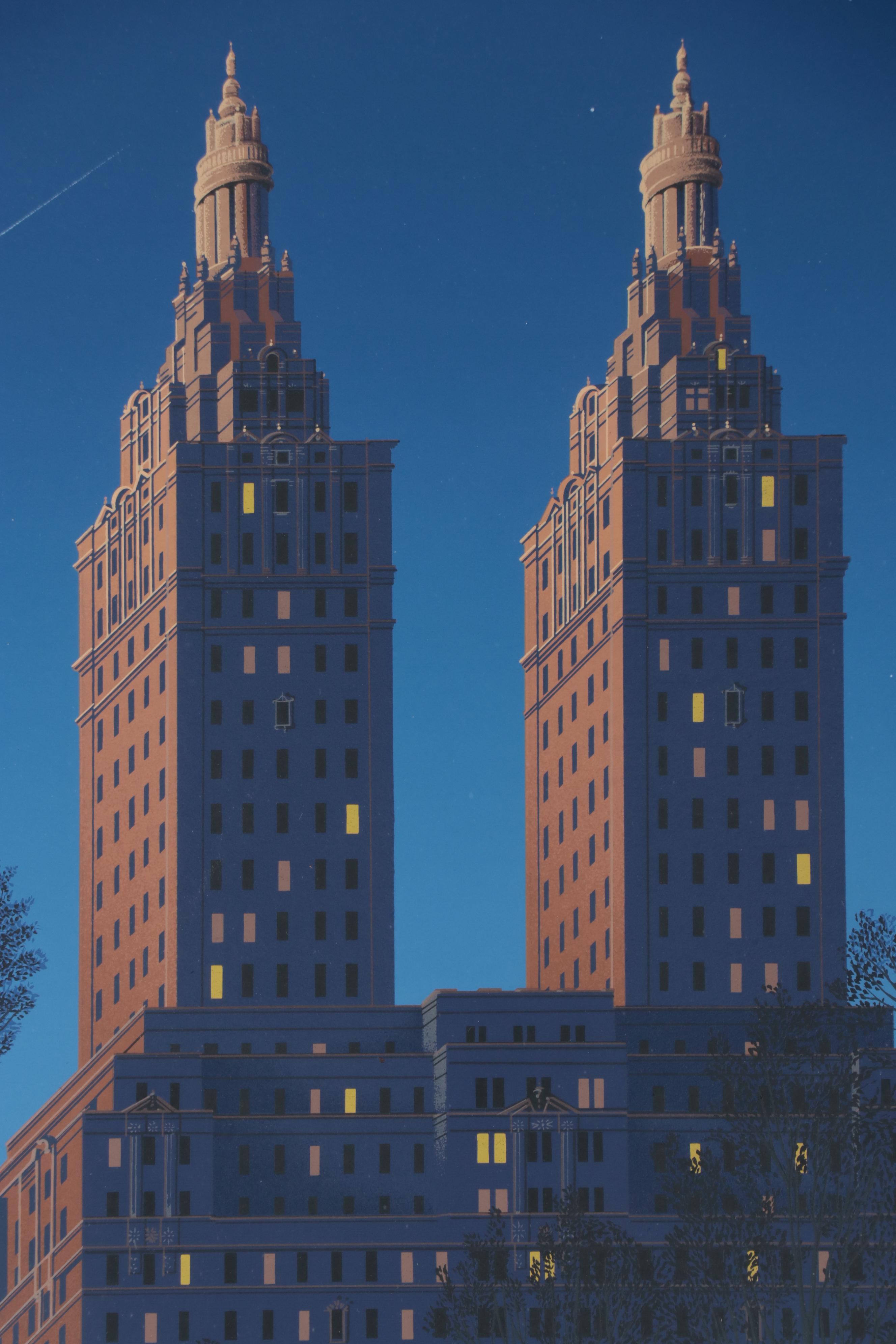 Jim Buckels Serigraph of Cityscape "San Remo"