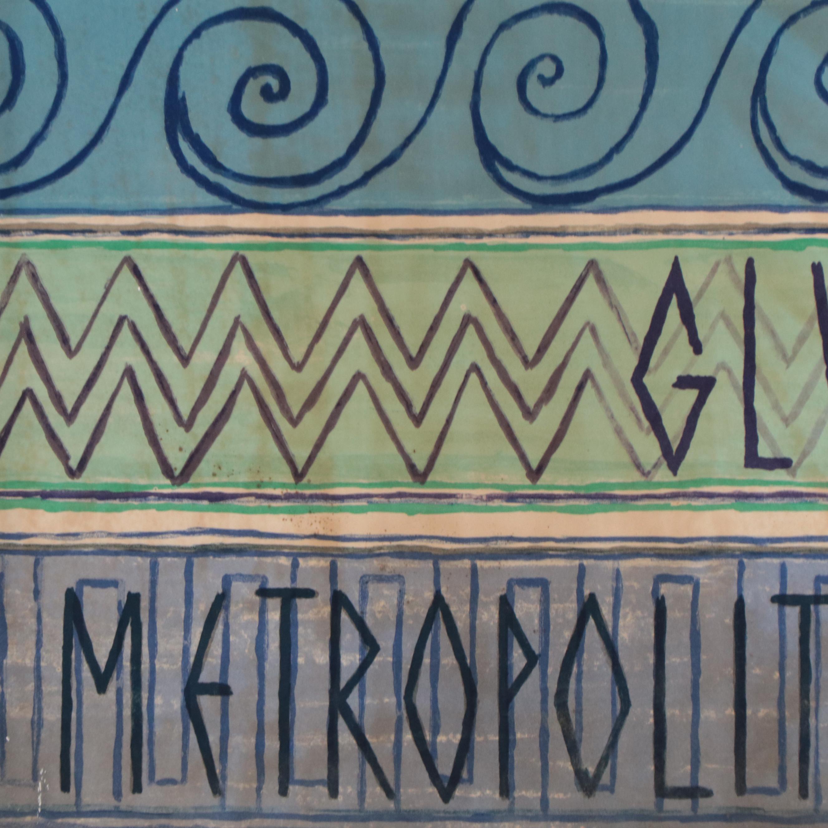 Lithograph After Rolf Gerarad "Orfeo ed Euridice" for Metropolitan Opera