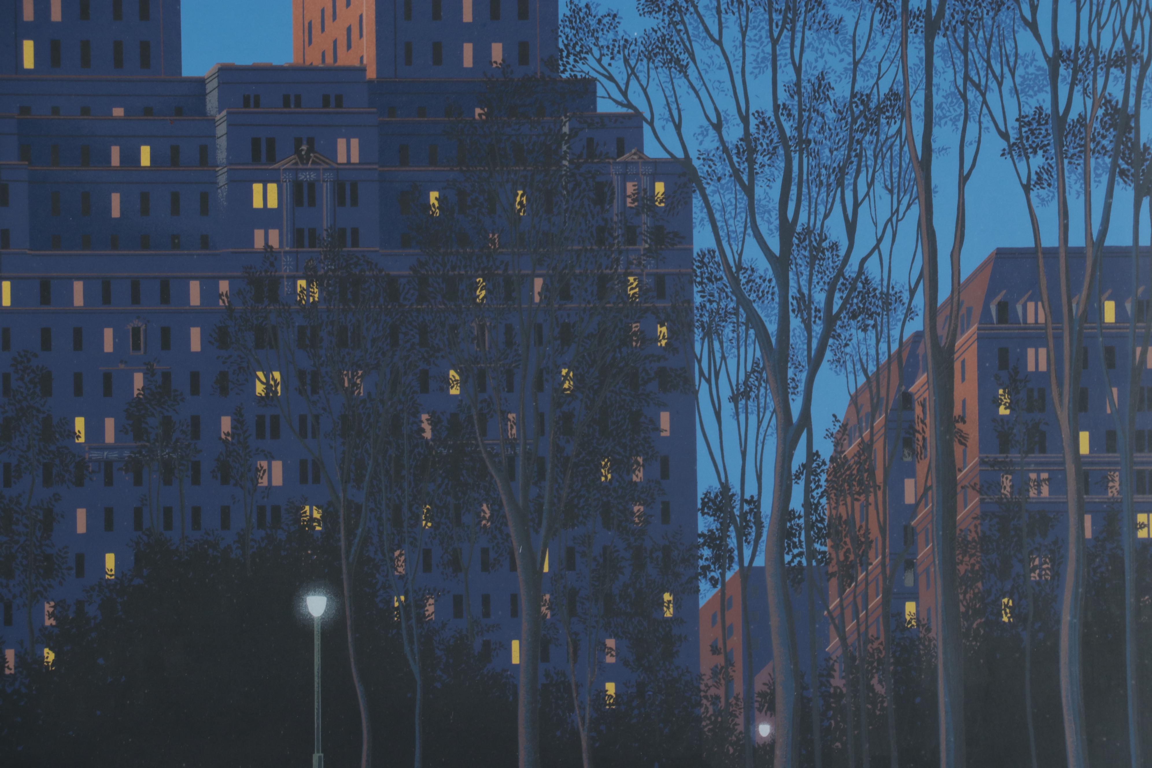 Jim Buckels Serigraph of Cityscape "San Remo"