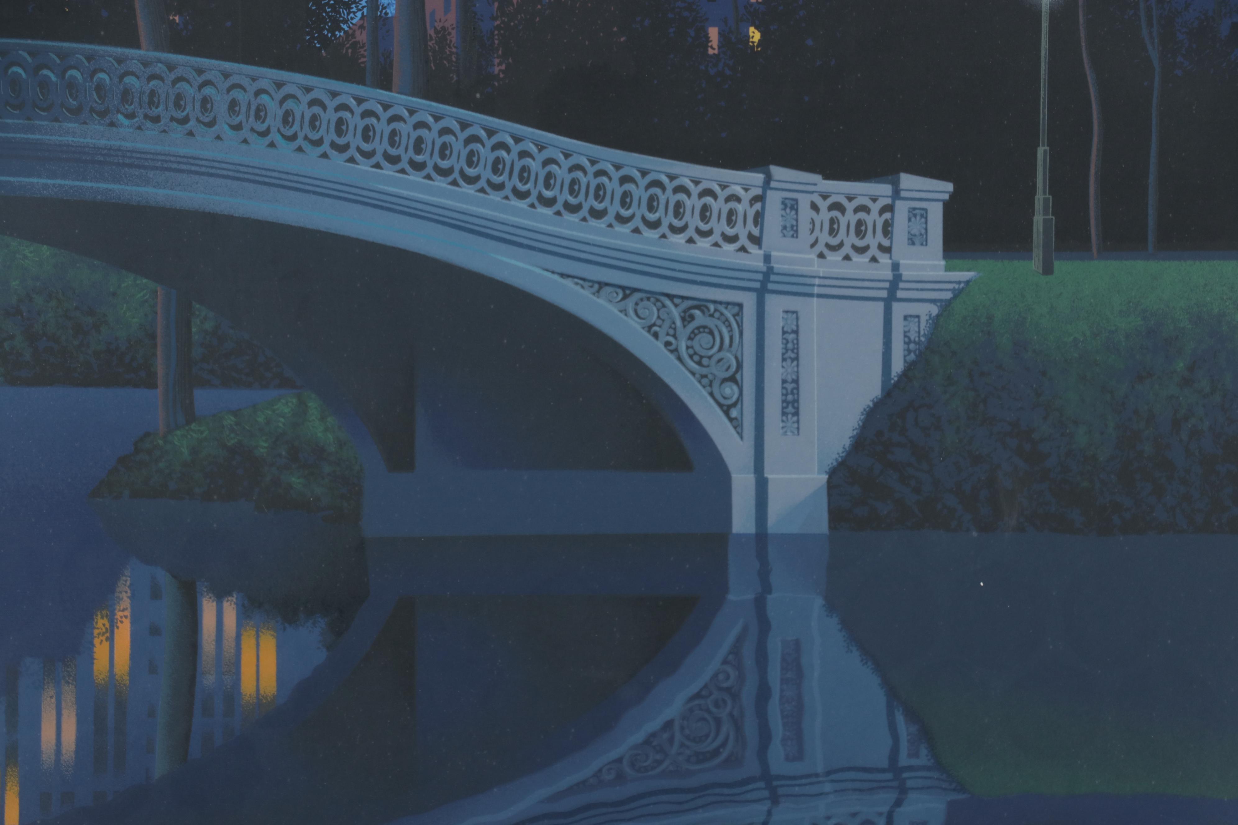 Jim Buckels Serigraph of Cityscape "San Remo"