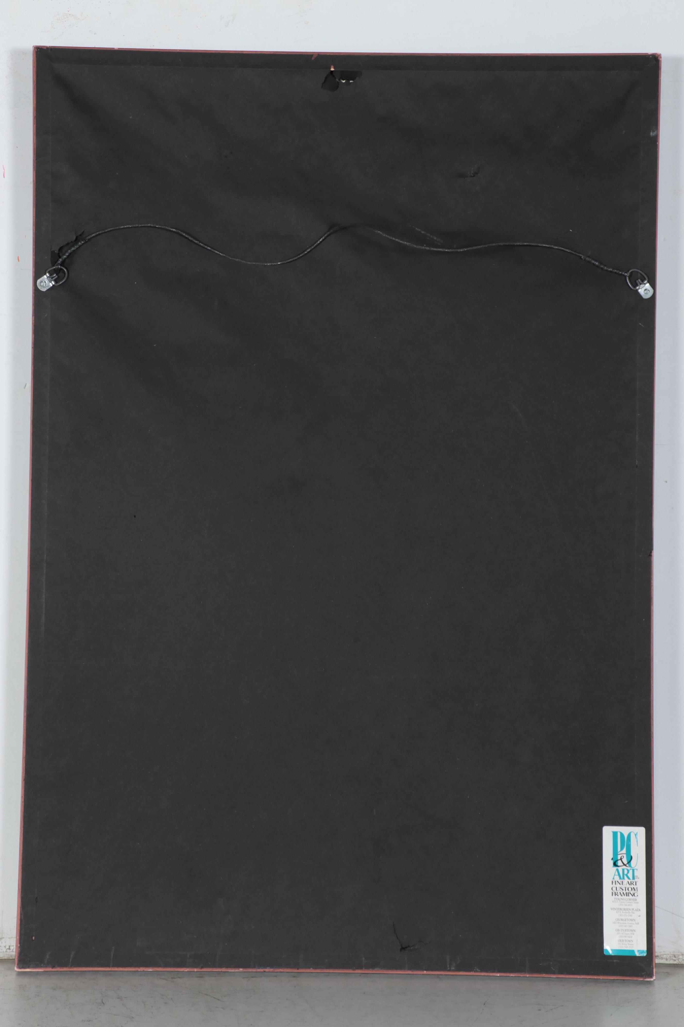 Jim Buckels Serigraph of Cityscape "San Remo"