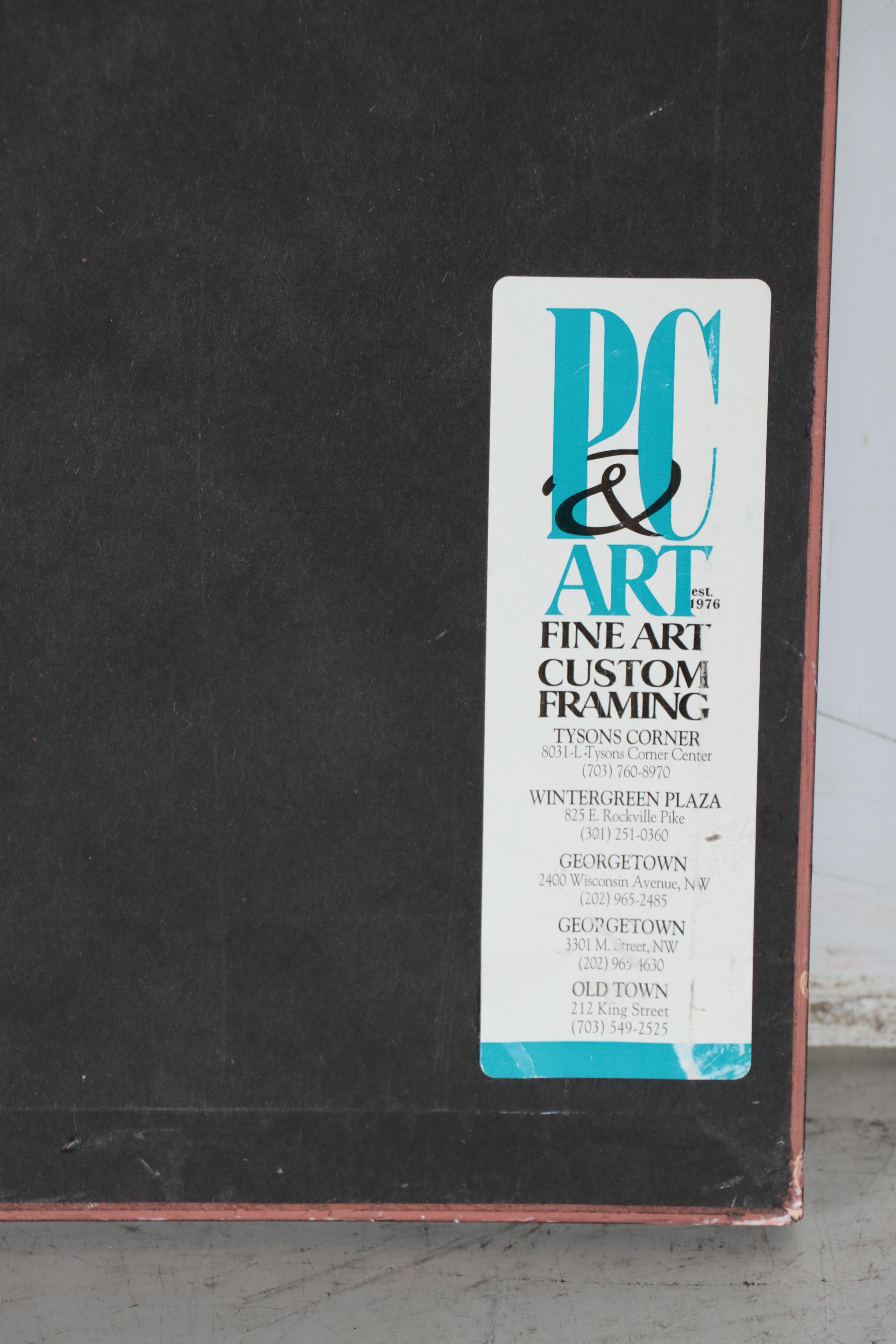 Jim Buckels Serigraph of Cityscape "San Remo"