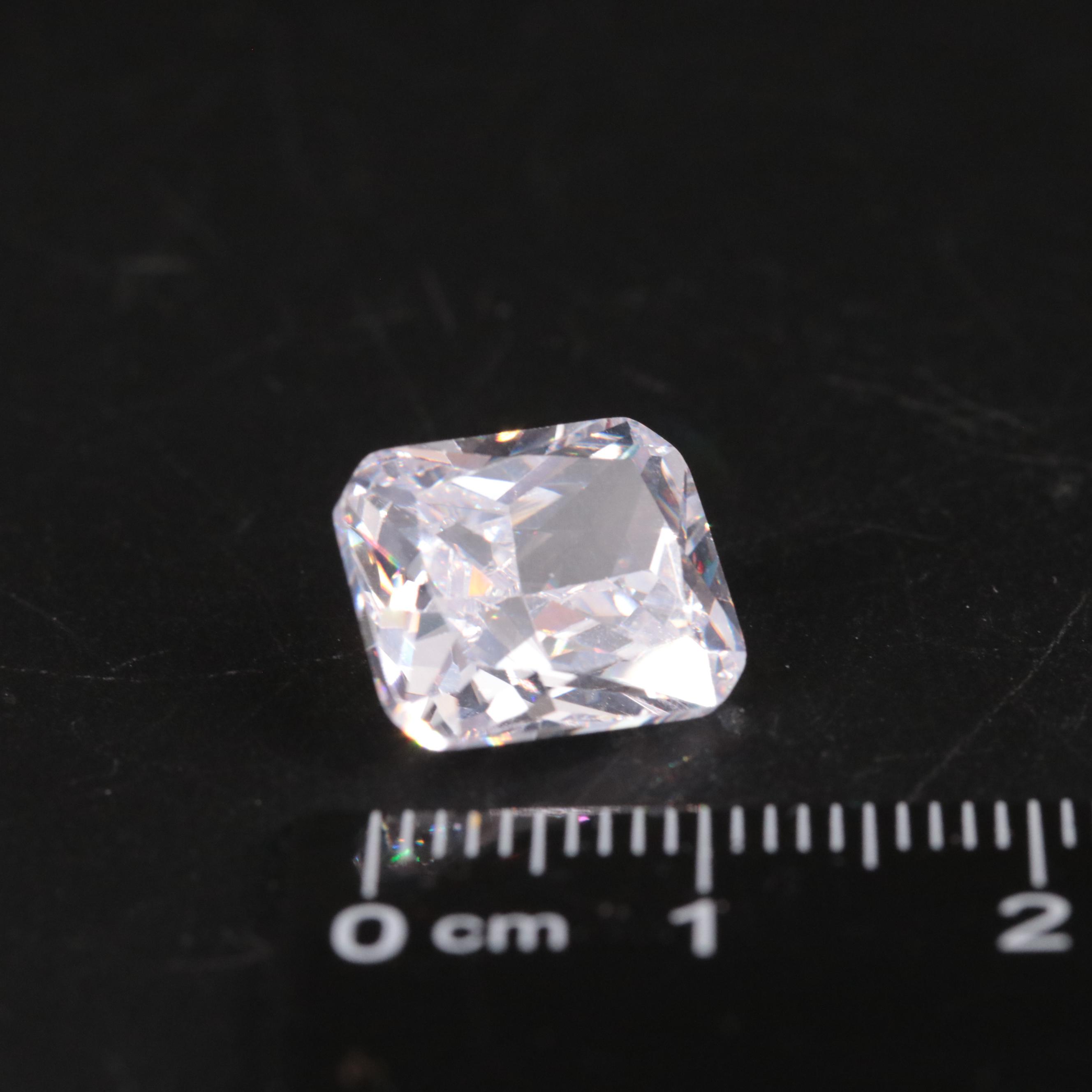 Loose 10.56 CT Cubic Zirconia