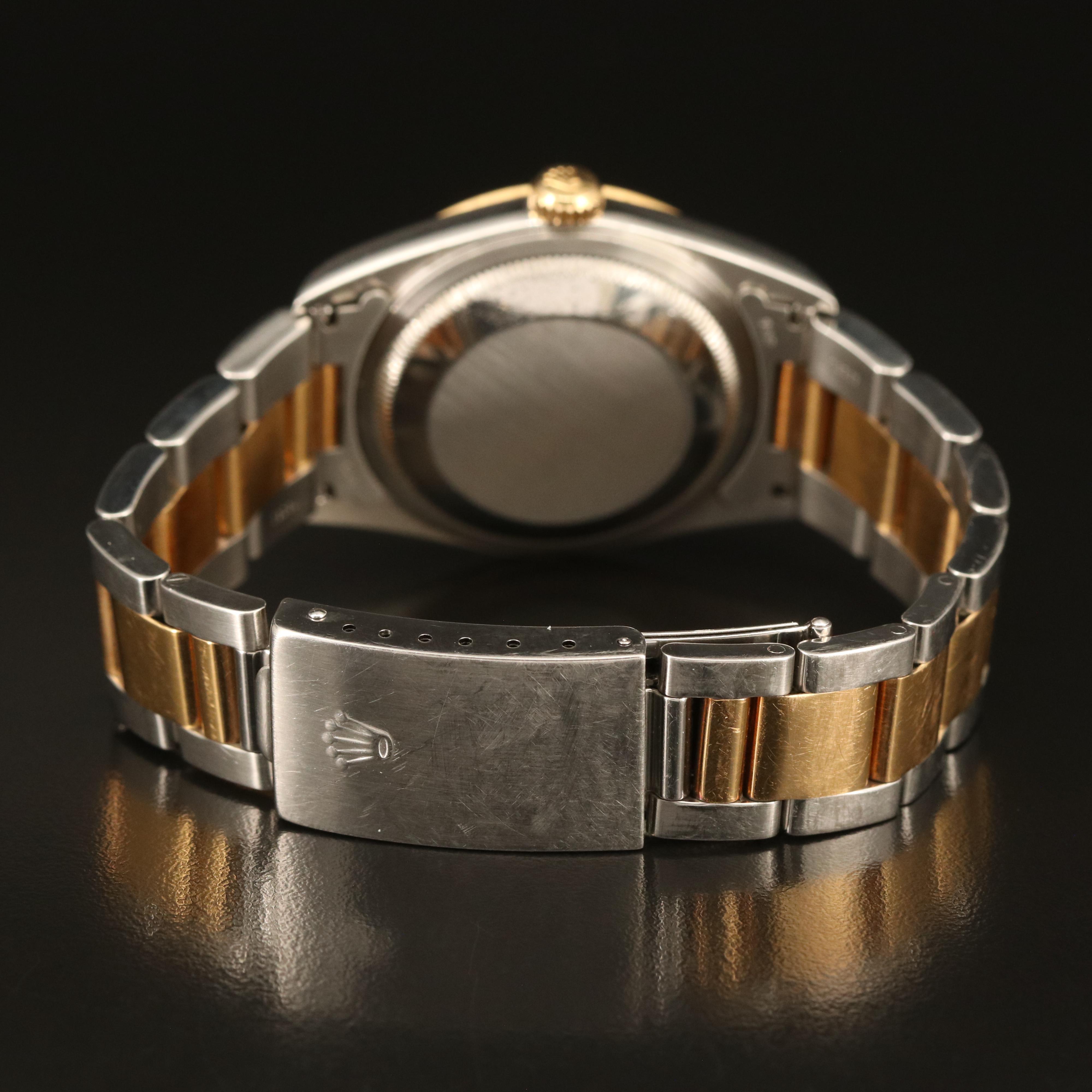 1997 Rolex Oyster Perpetual Datejust 18K and Stainless Steel Watch