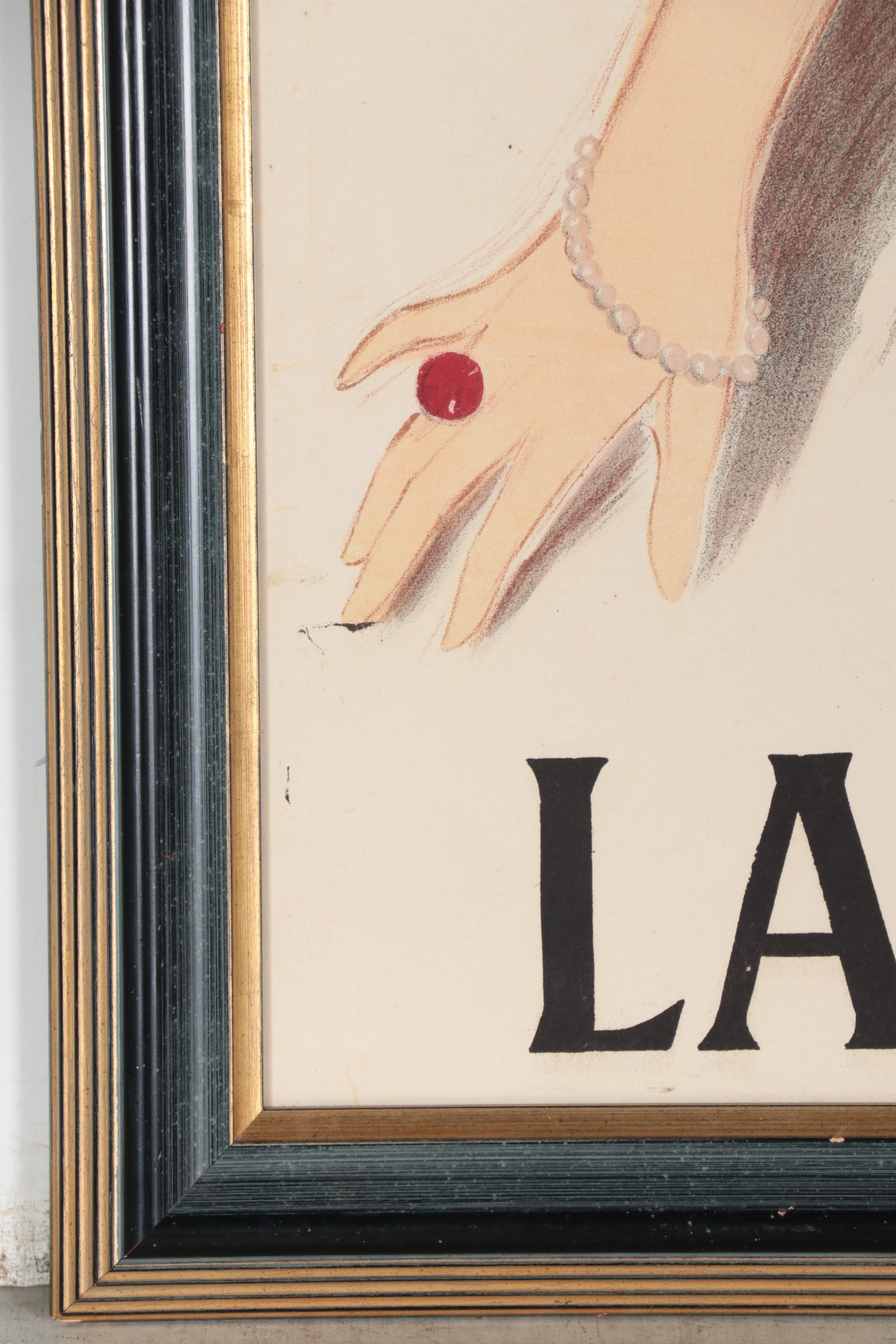 Lithograph After Marcel Vertès "Simon Frevalles"