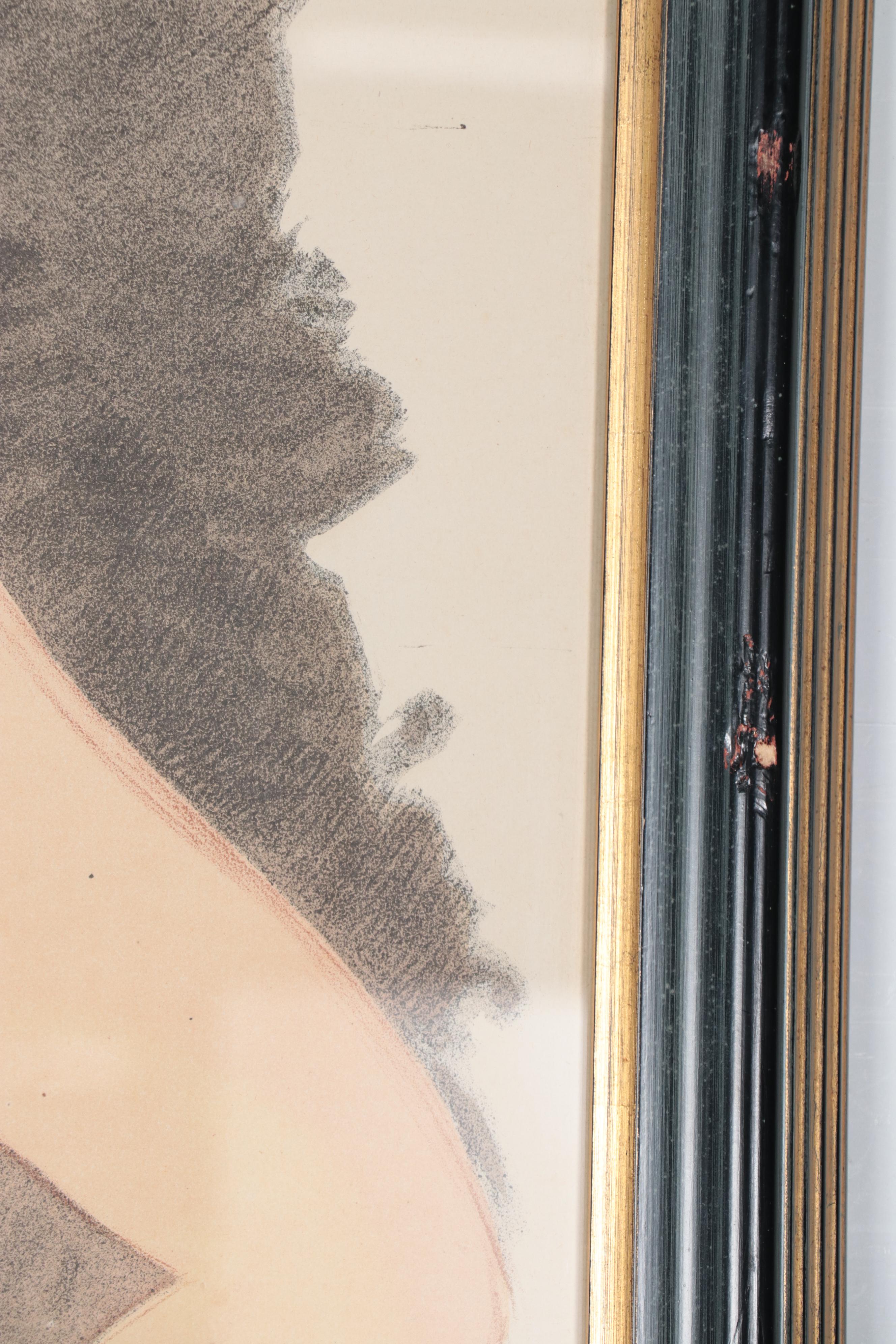 Lithograph After Marcel Vertès "Simon Frevalles"