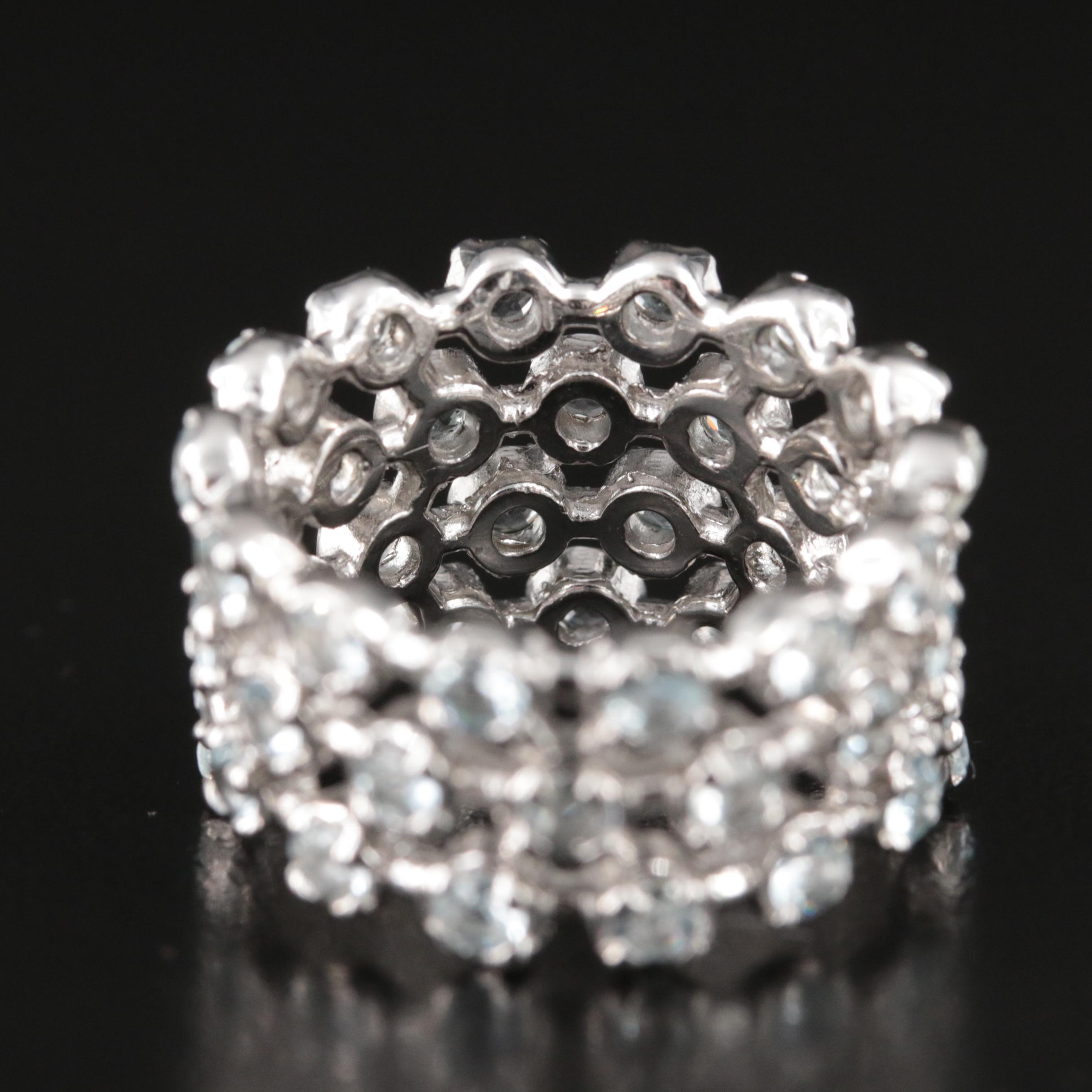 Sterling Aquamarine Ring