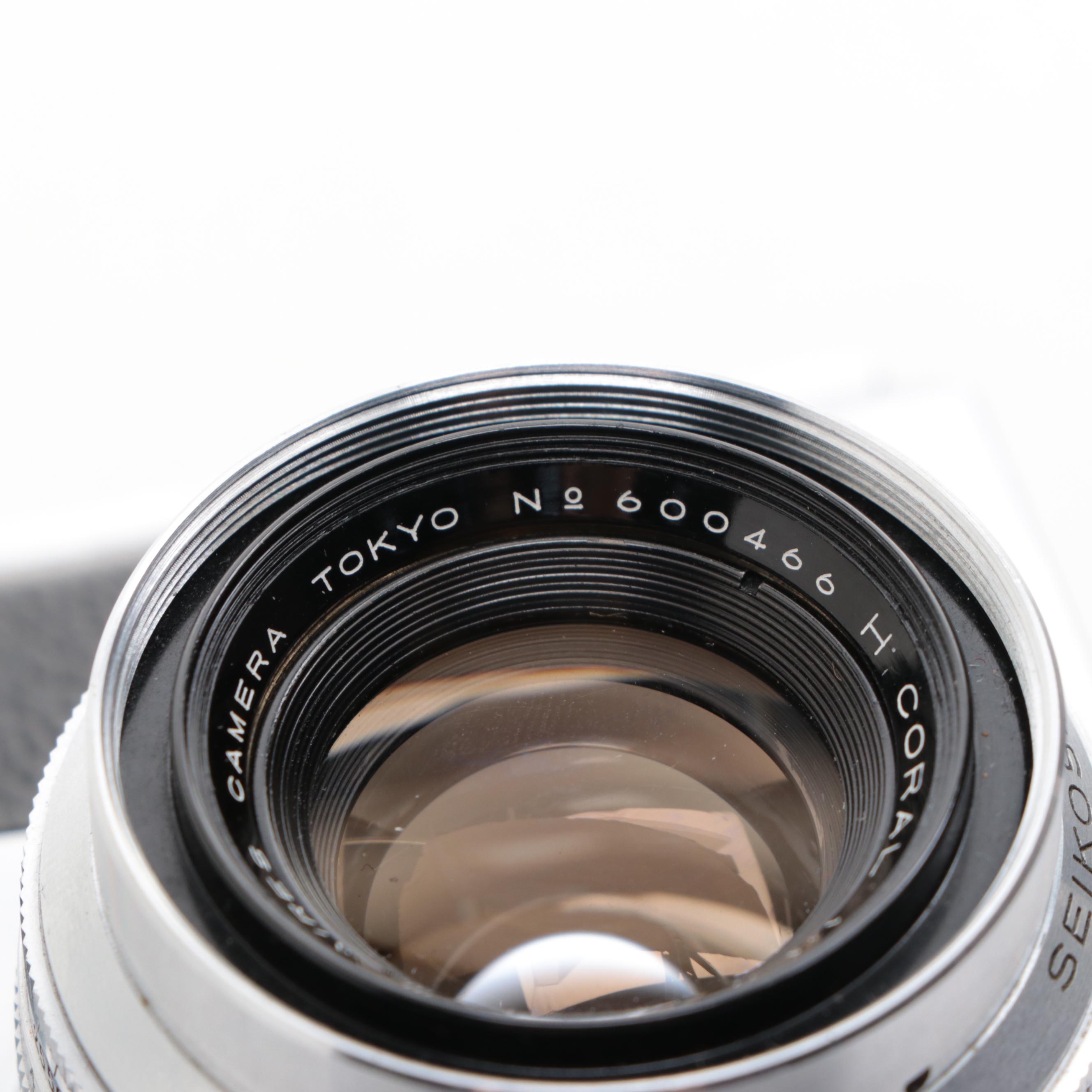 Aires 35-III and Petri Flex-V 35 mm Cameras, Mid-20th Century